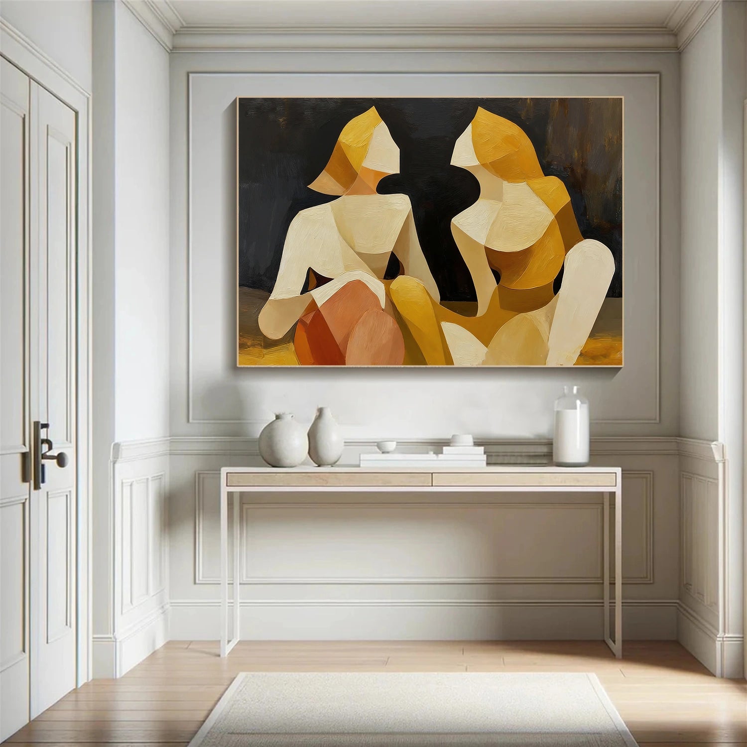 Abstract Portrait Wall Art #AP077