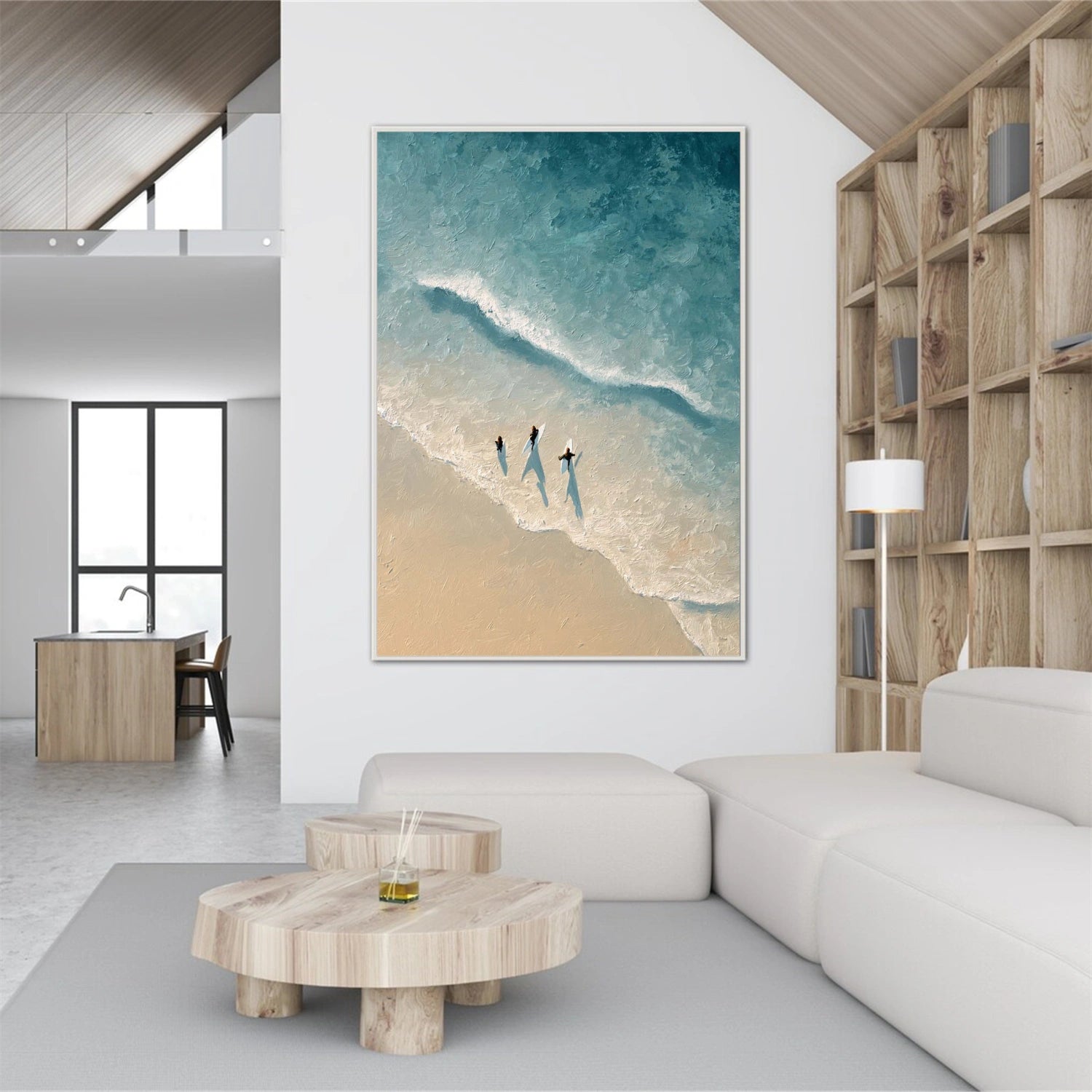 Sea & Sky Abstract Wall Art #MS284