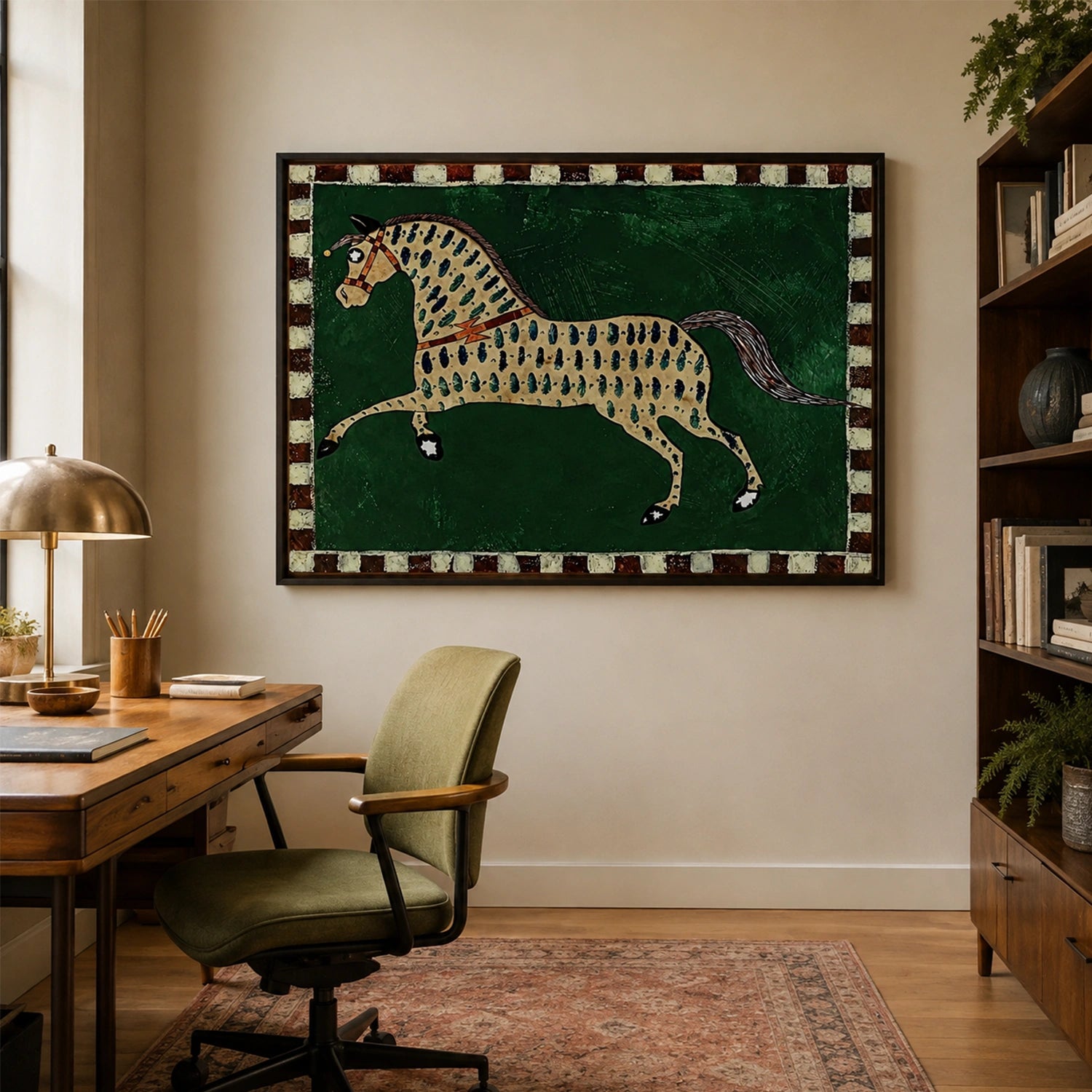 Abstract Animal Horse Wall Art #AL223