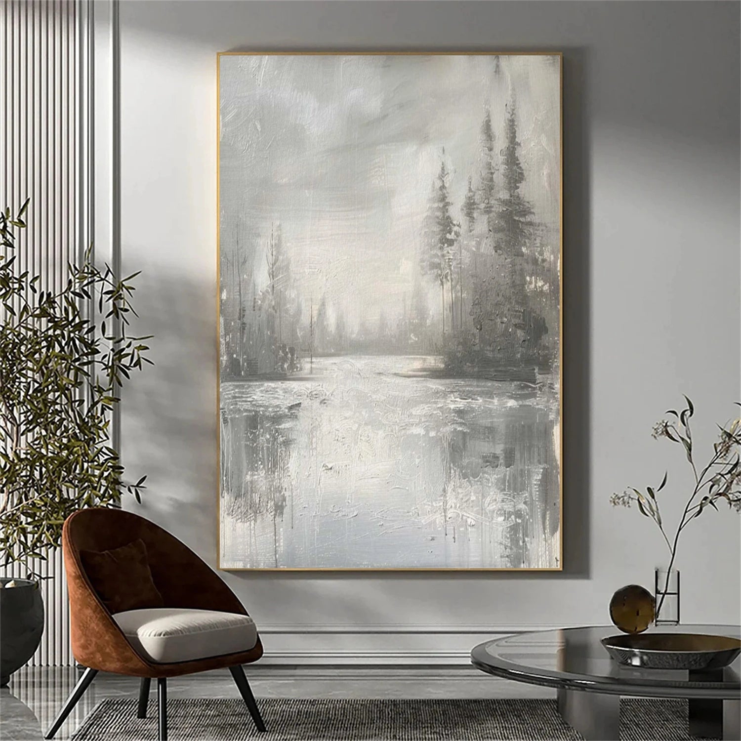 Flower & Tree Abstract Wall Art #ML177