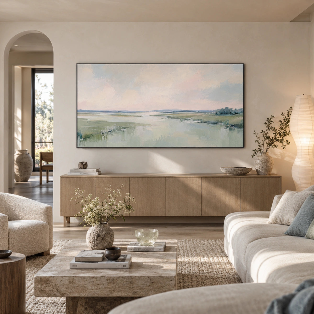 Sea & Sky Abstract Wall Art #MS366