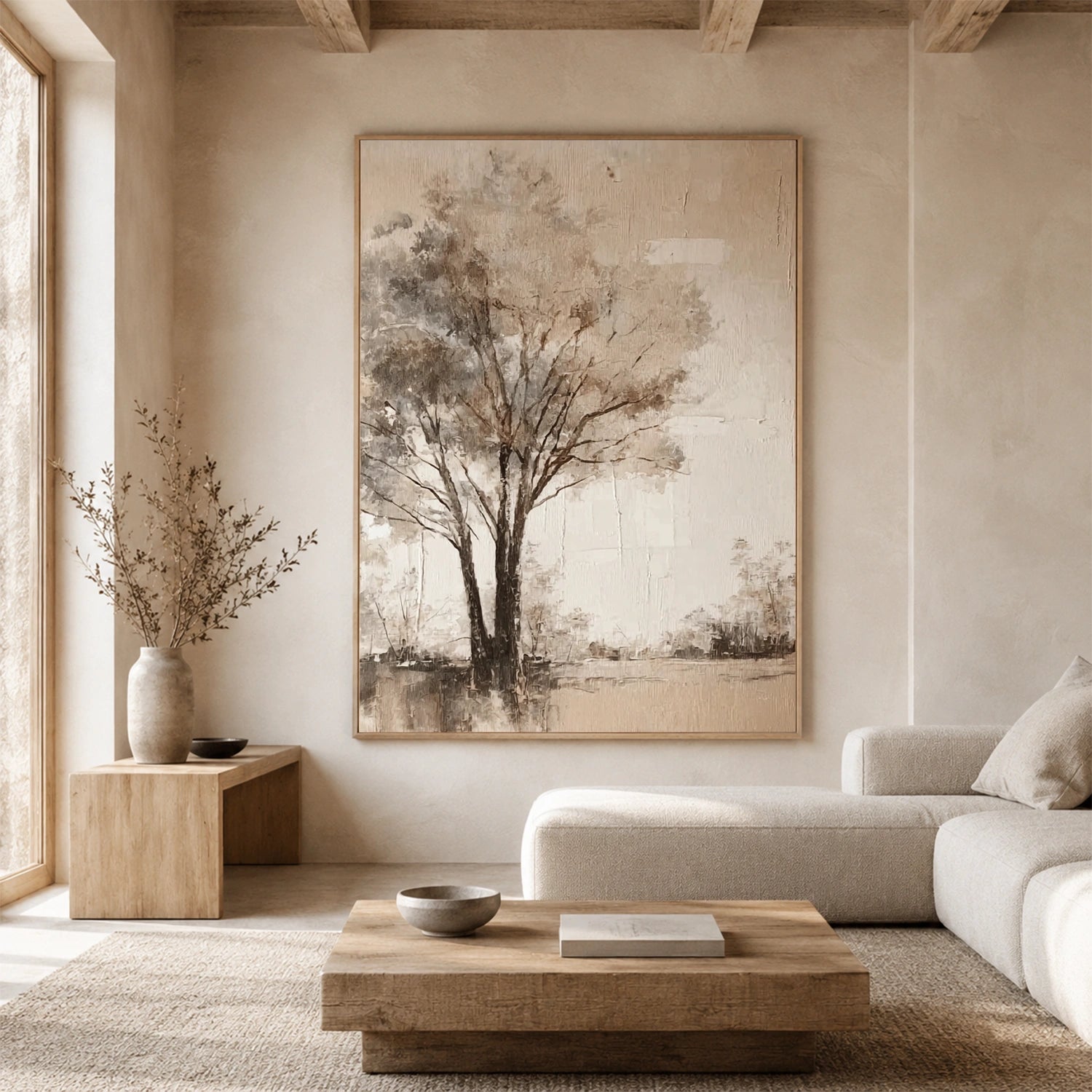 Flower & Tree Abstract Wall Art #ML266