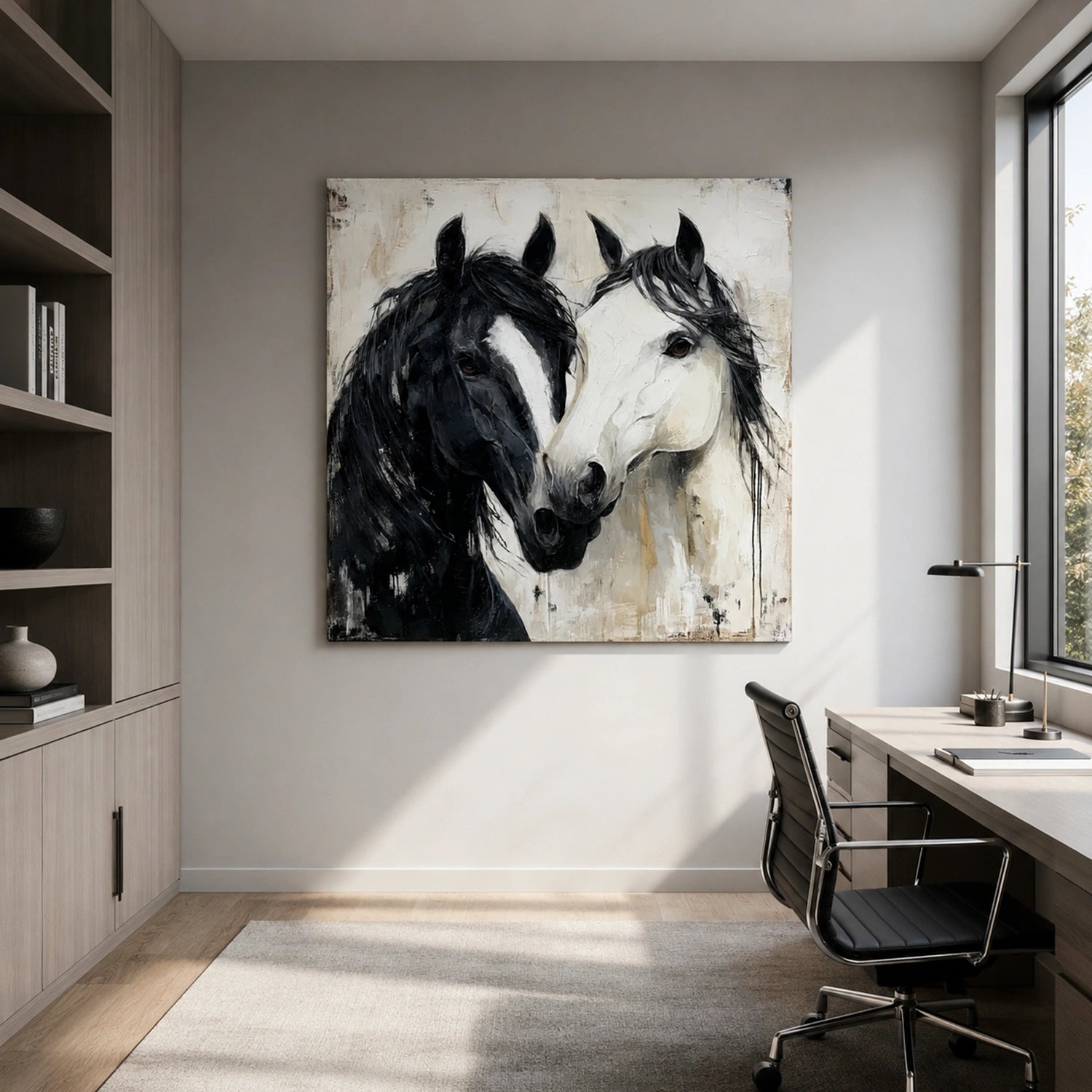 Abstract Animal Horse Wall Art #AL217