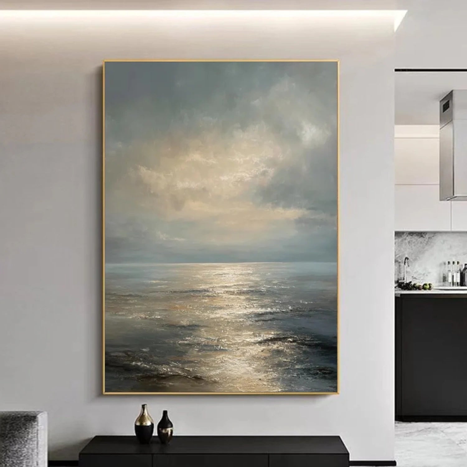 Sea & Sky Abstract Wall Art #MS187