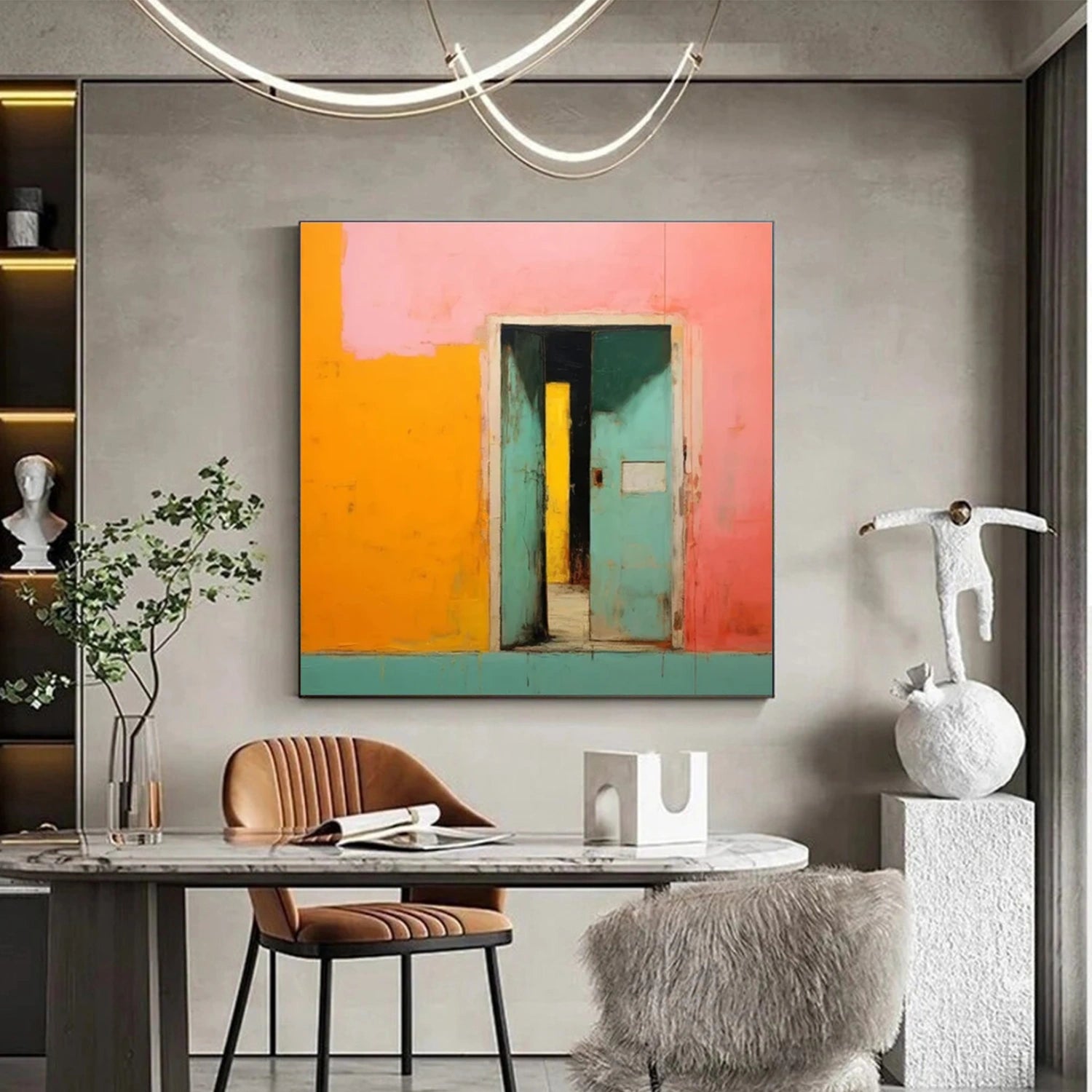 Abstract Canvas Art #WS831