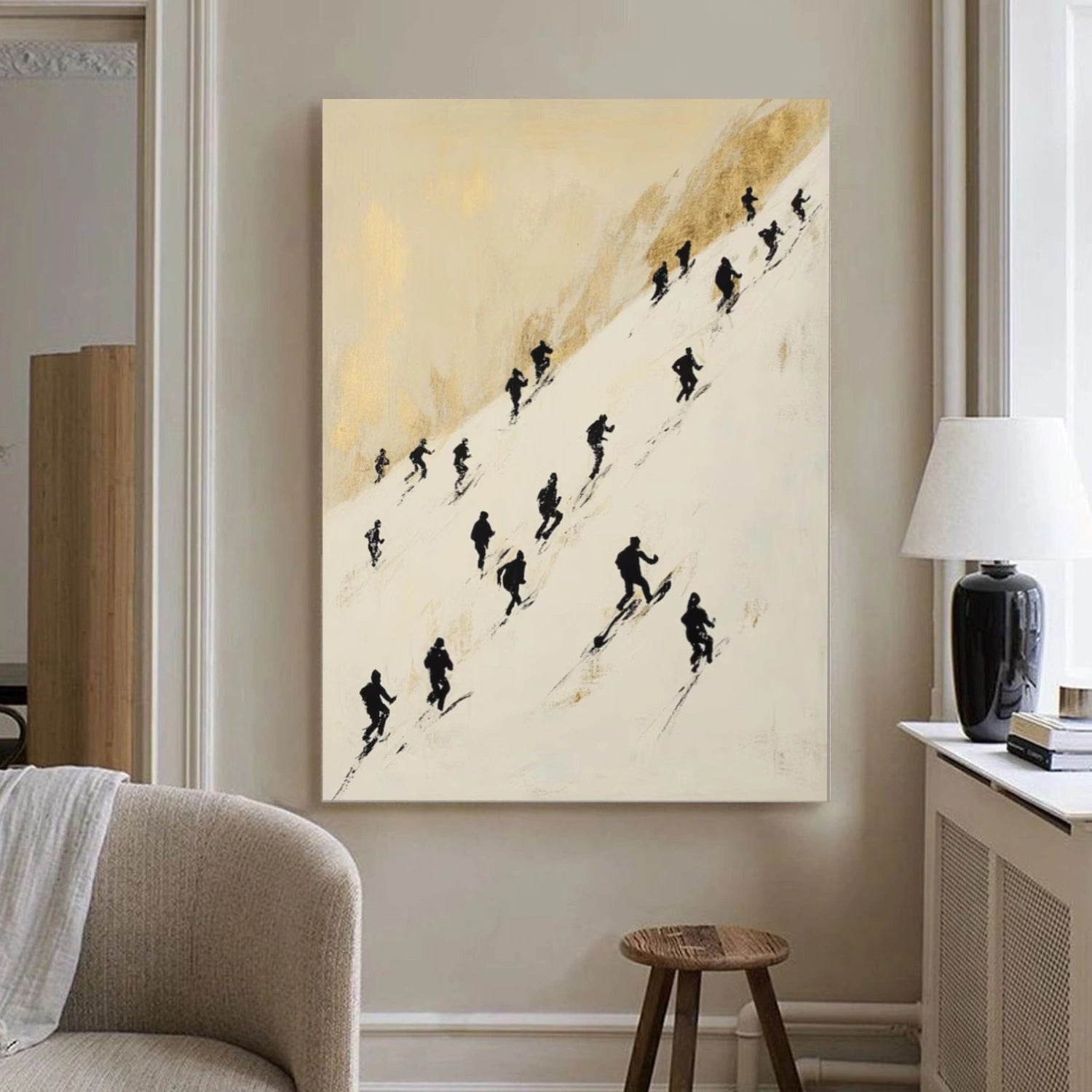 Skiing Sport Wall Art #SA035