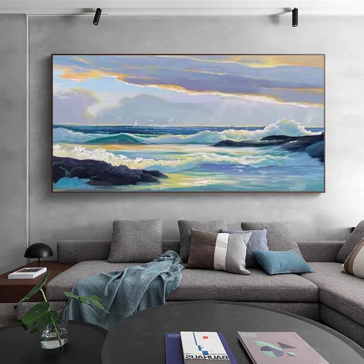 Sea & Sky Abstract Wall Art #MS158