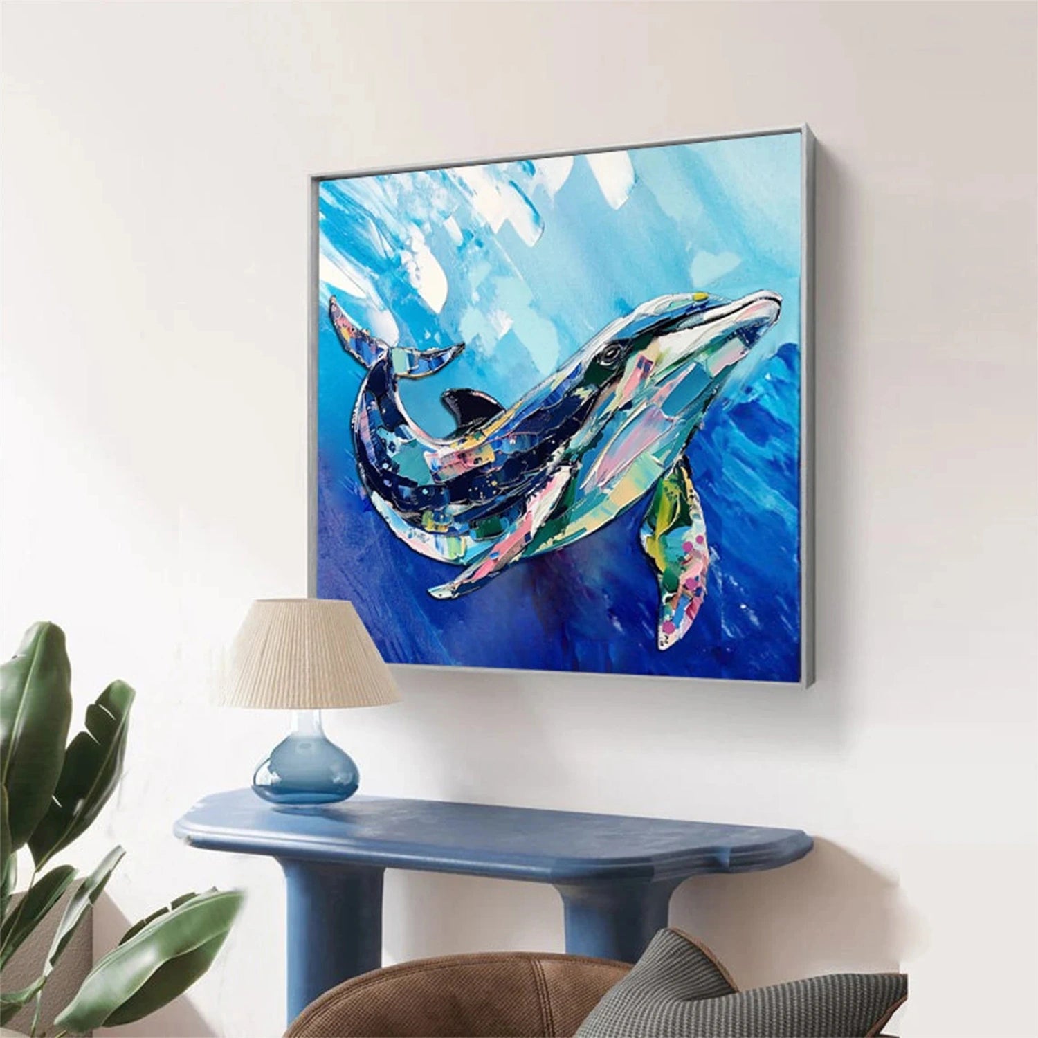 Colorful Abstract Animal Wall Art #AL095