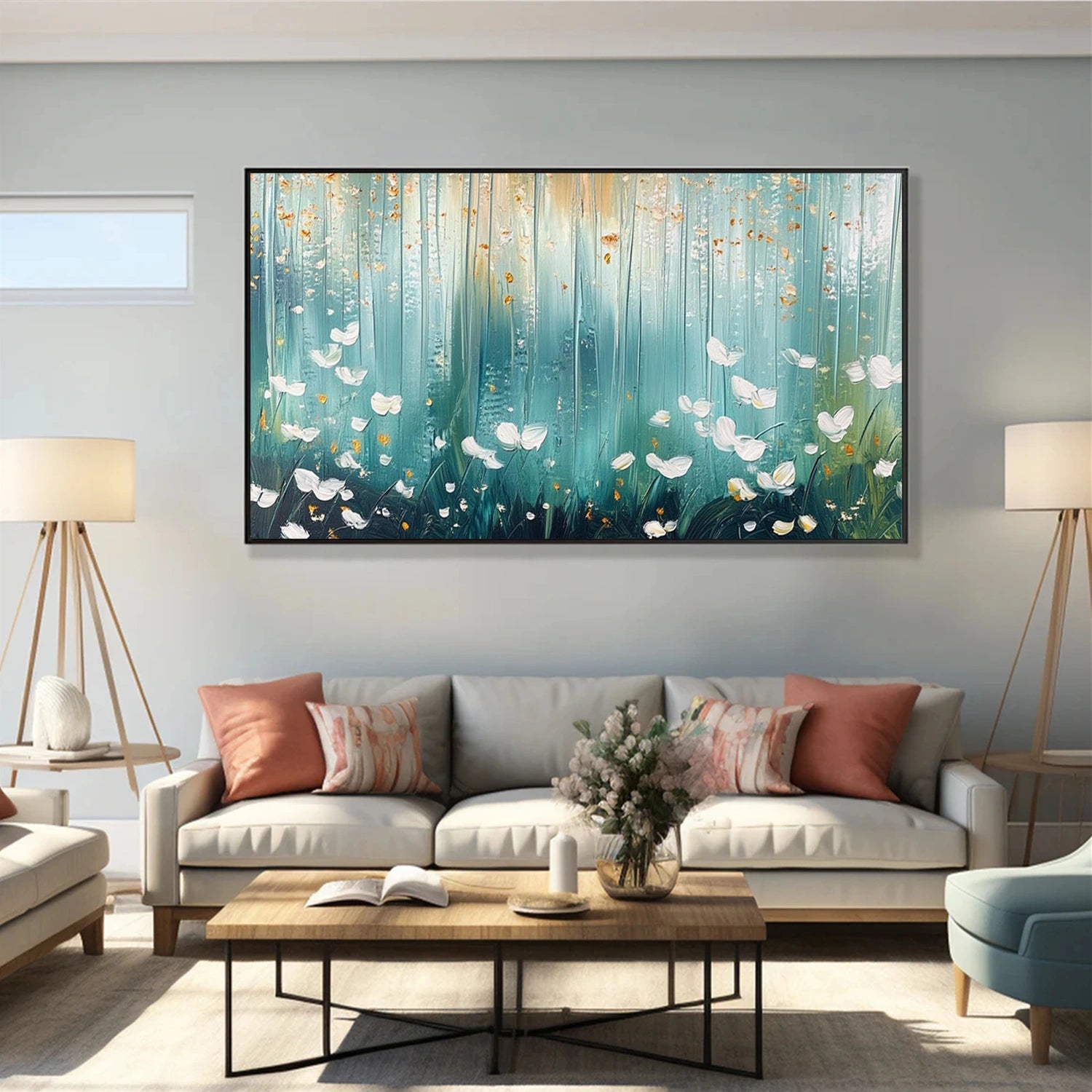 Flower & Tree Abstract Wall Art #ML252