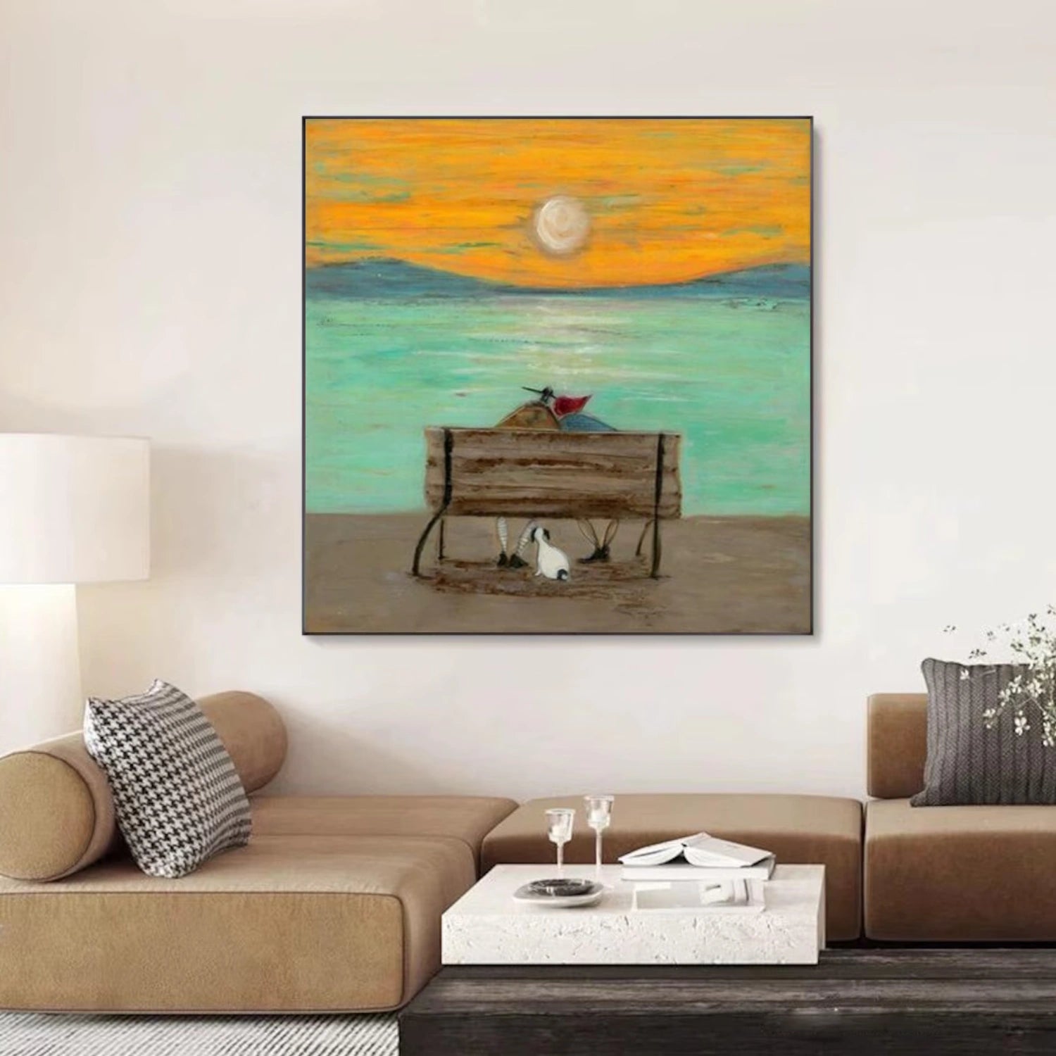Sea & Sky Abstract Wall Art #MS170