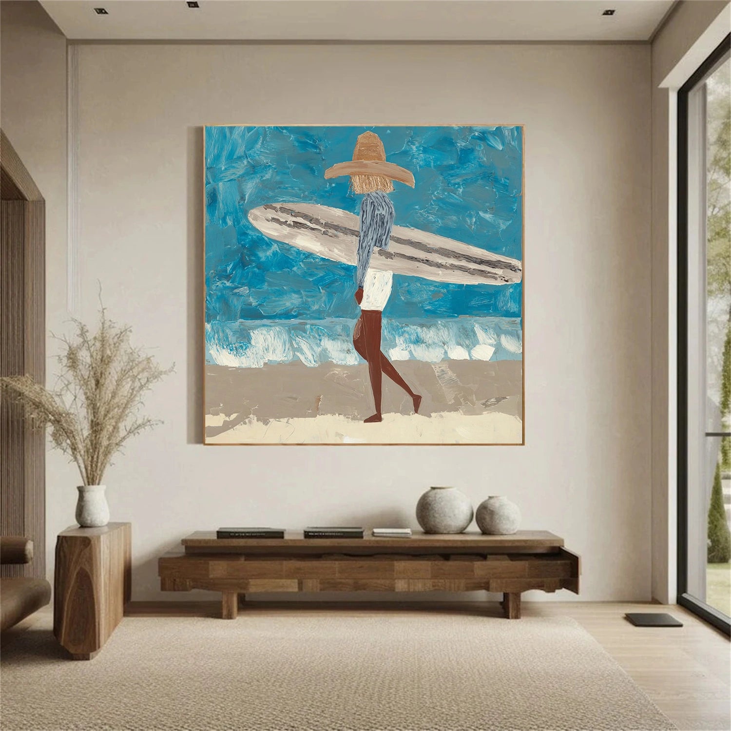 Abstract Portrait Wall Art #AP099