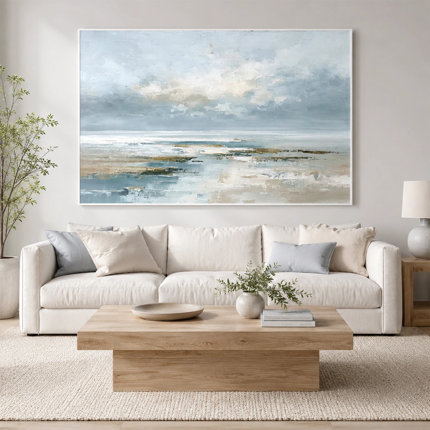 Sea & Sky Abstract Wall Art #MS348