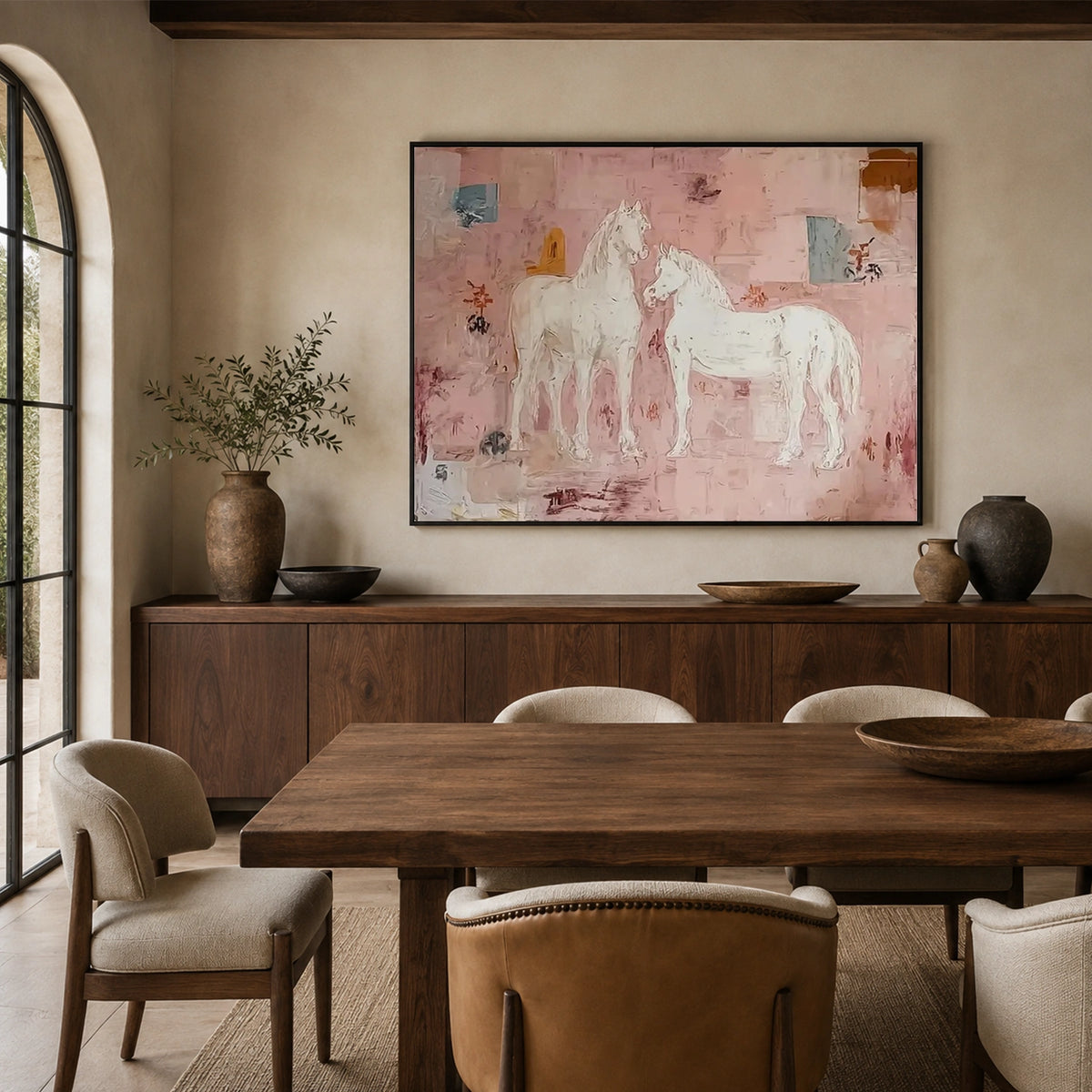Abstract Animal Horse Wall Art #AL222