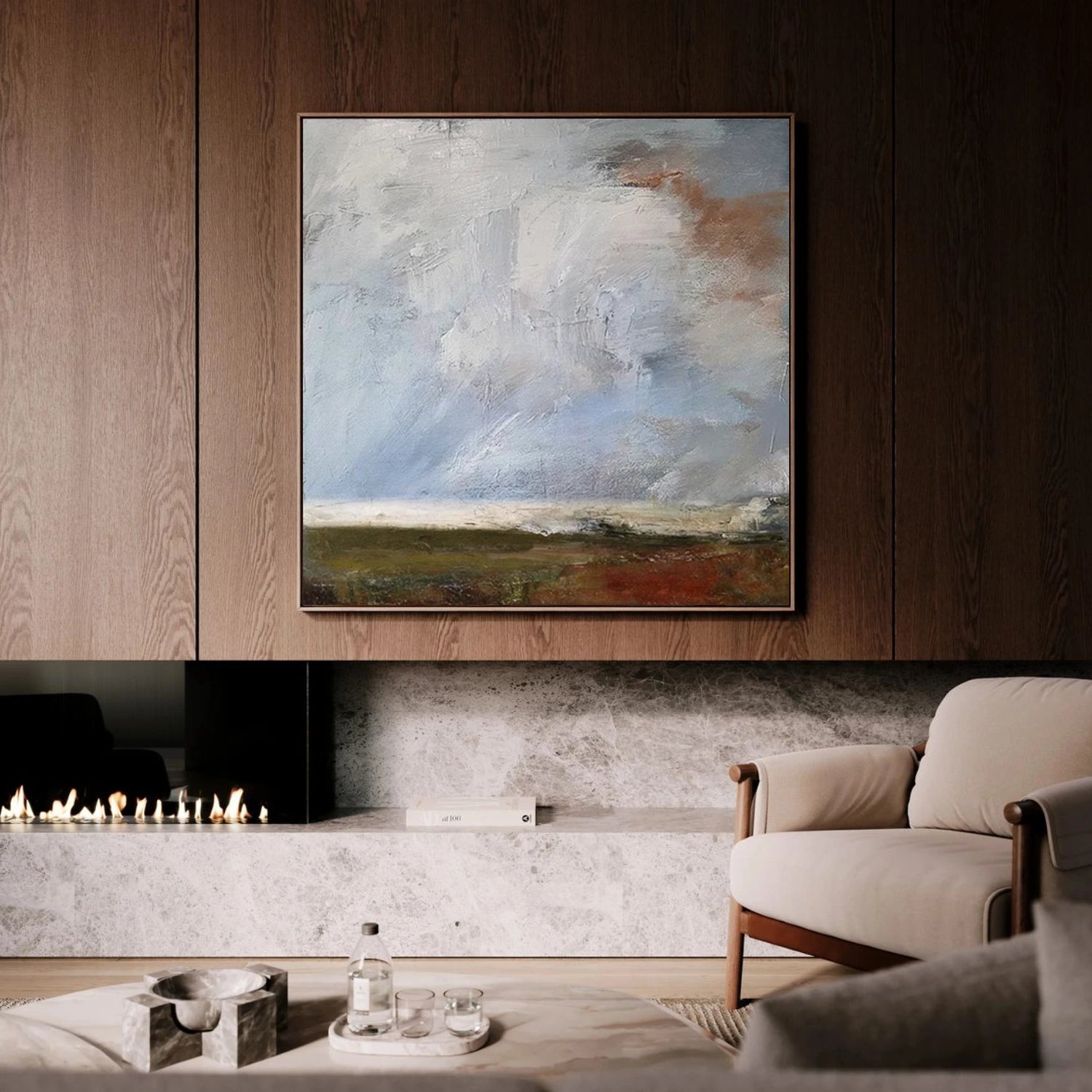 Abstract Canvas Art #WS777