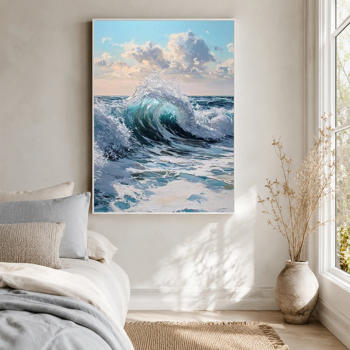 Sea & Sky Abstract Wall Art #MS365