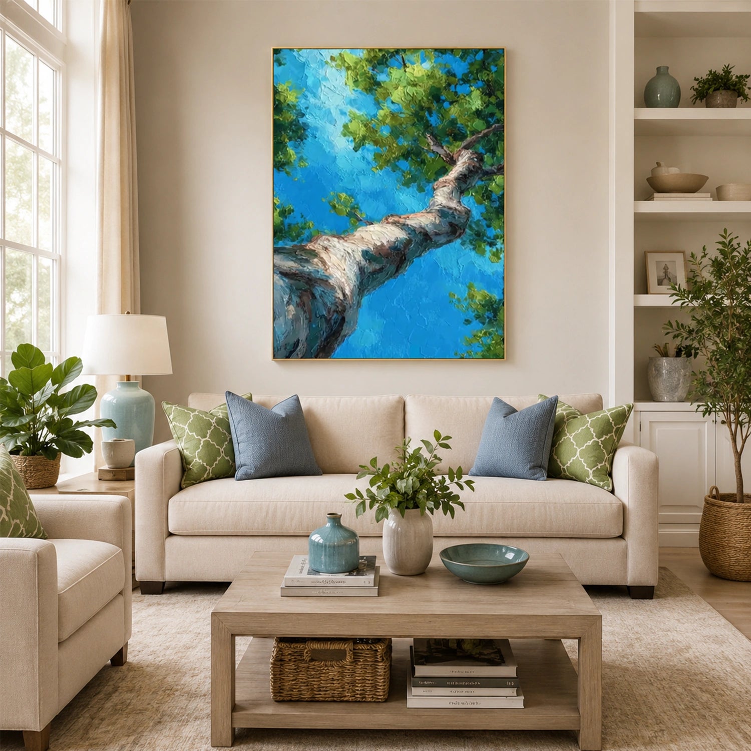 Flower & Tree Abstract Wall Art #ML291