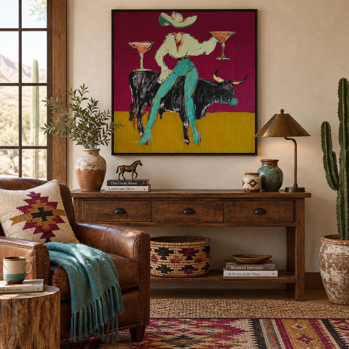 Western Cowboy Art #VA216