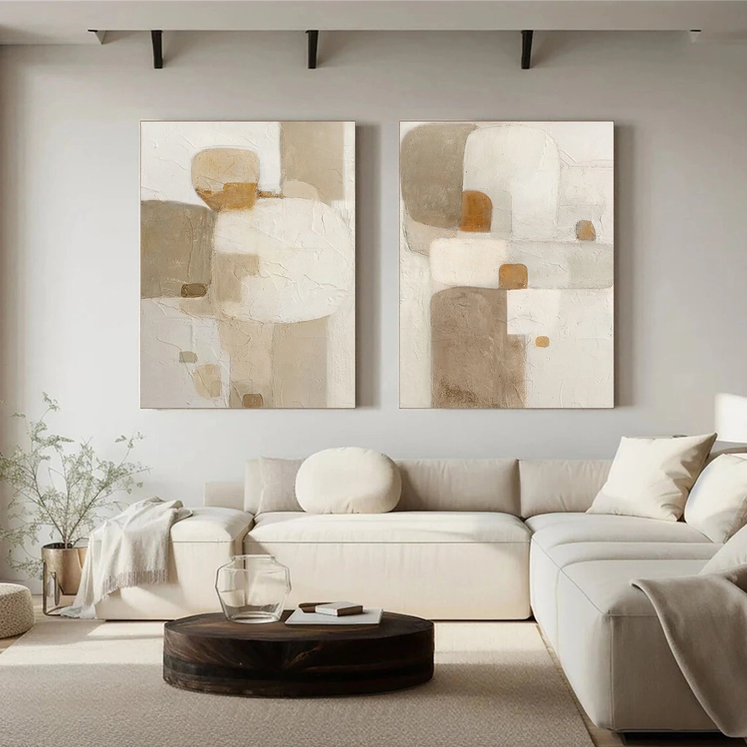 Wabi Sabi Canvas Art Set of 2 #WS686