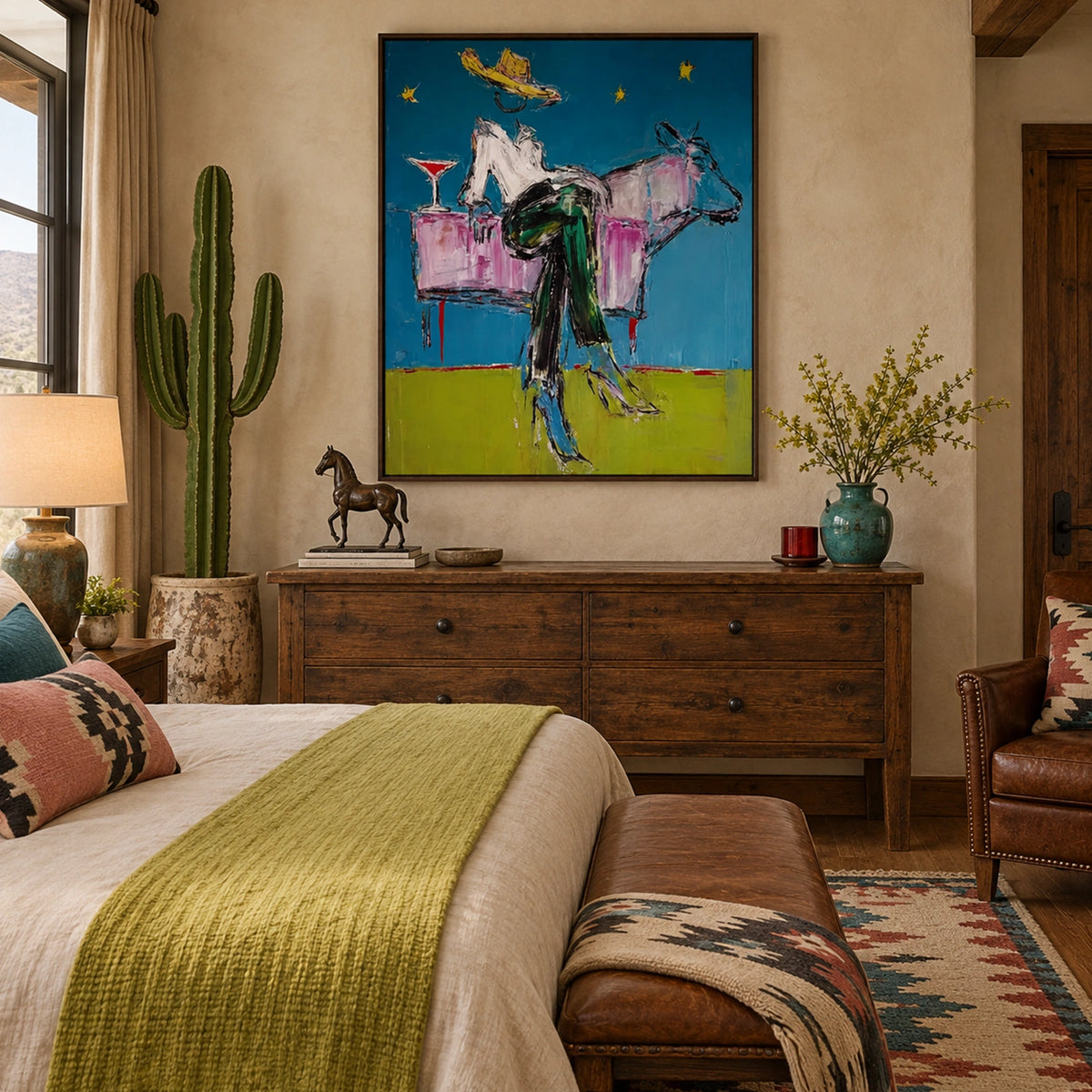 Western Cowboy Art #VA222
