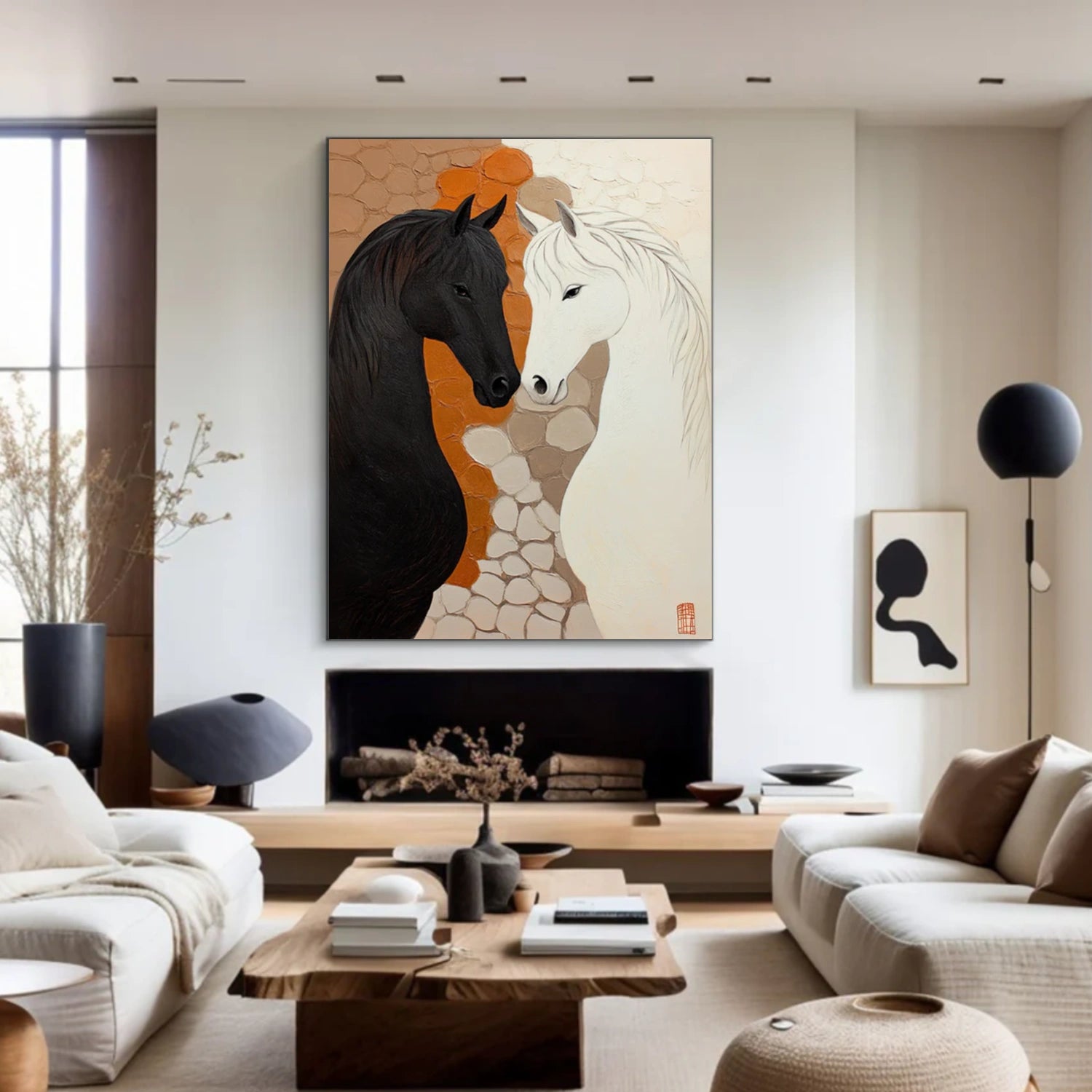 Abstract Animal Horse Wall Art #AL182
