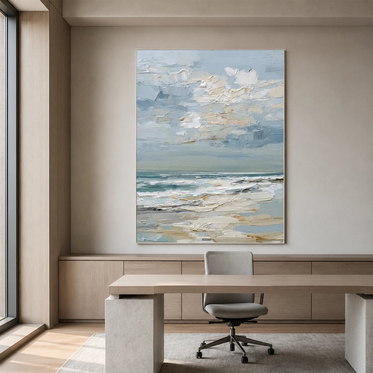 Sea & Sky Abstract Wall Art #MS358