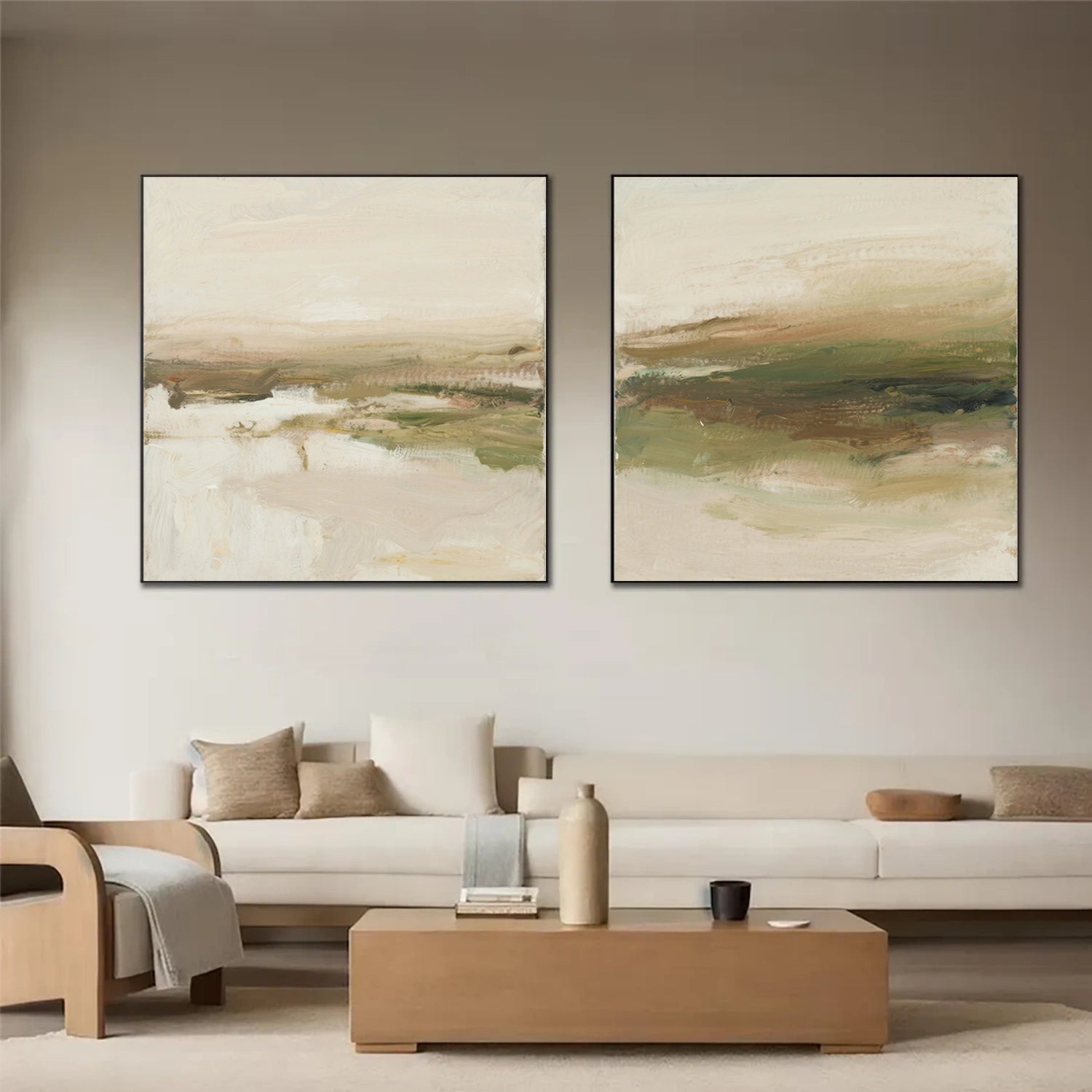 Wabi Sabi Canvas Art Set of 2 #WS756