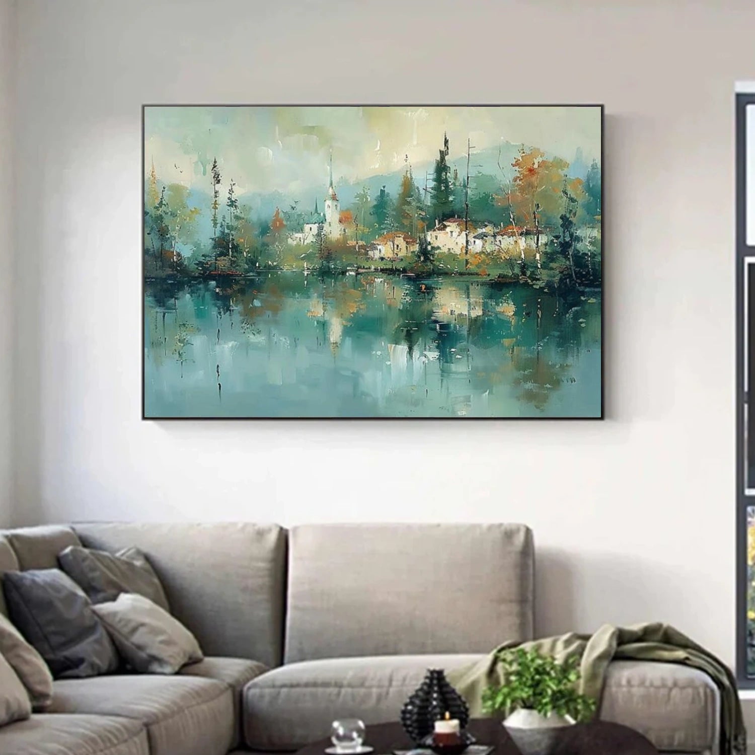 Sea & Sky Abstract Wall Art #MS197