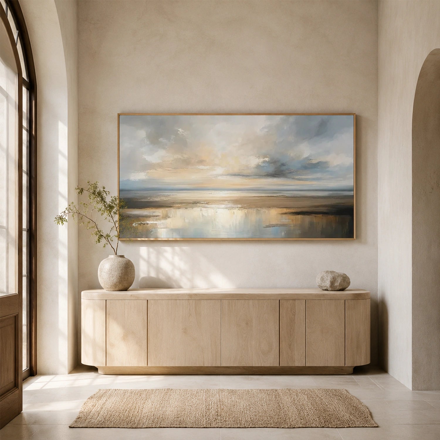 Sea & Sky Abstract Wall Art #MS360