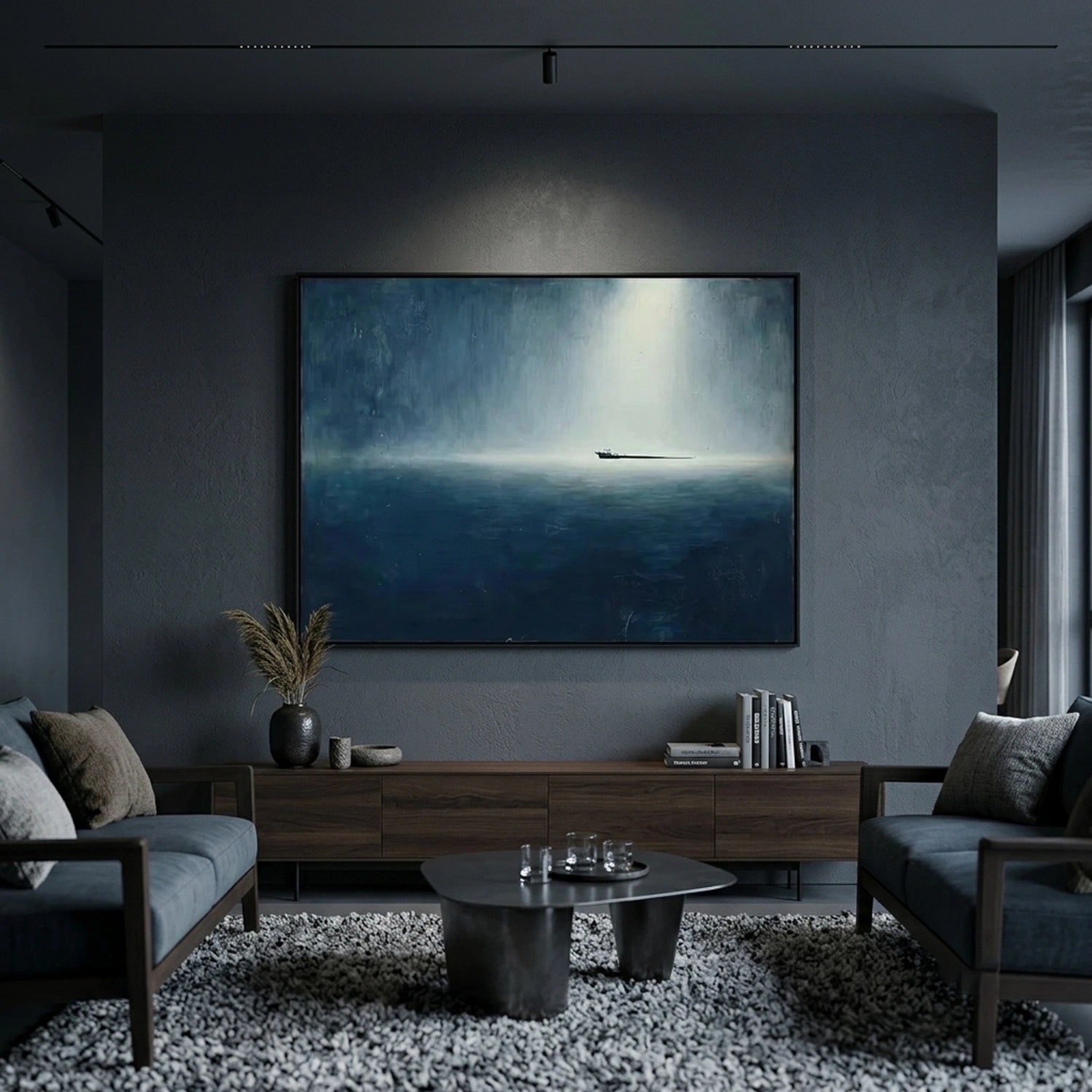 Sea & Sky Abstract Wall Art #MS313