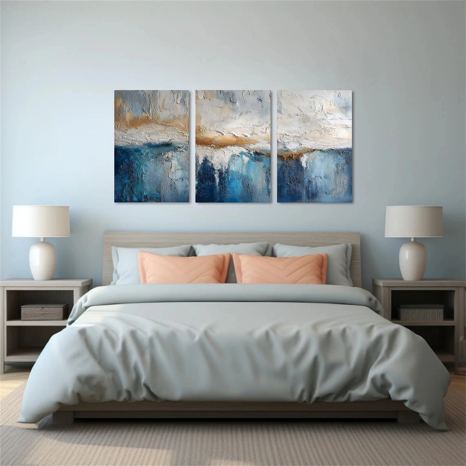 Abstract Canvas Art Set of 3 #WS881