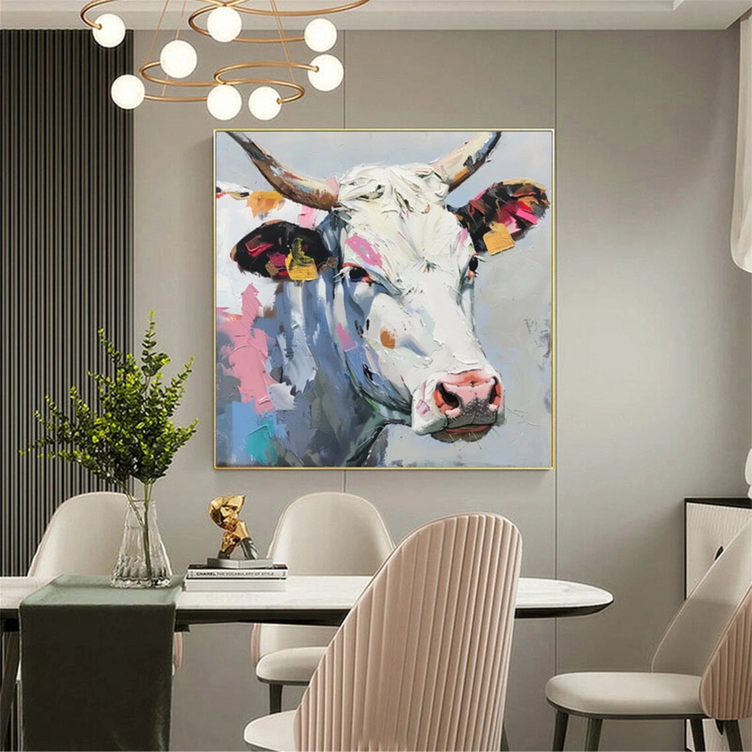 Colorful Abstract Animal Wall Art #AL093