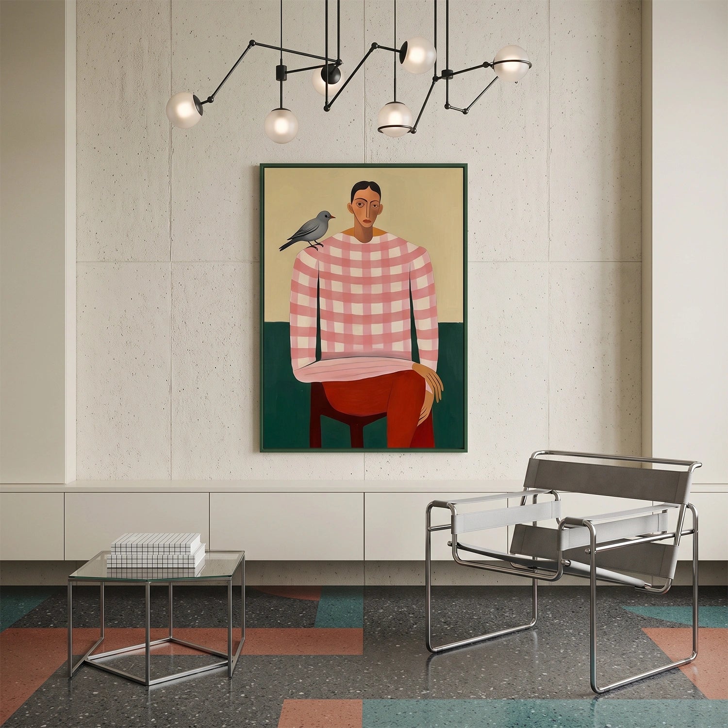 Abstract Portrait Wall Art #AP132