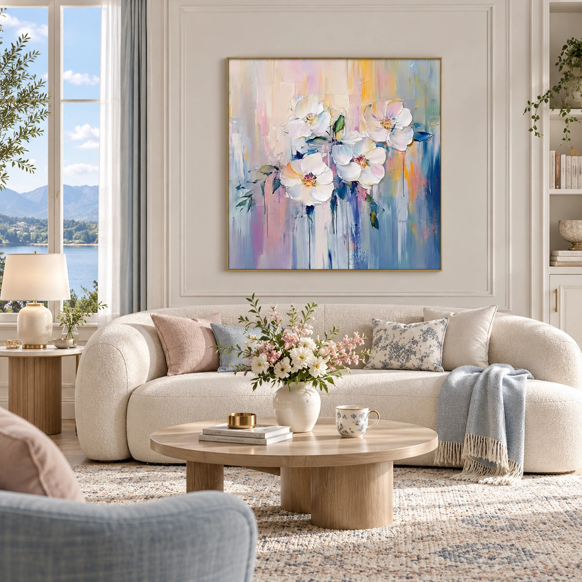 Flower & Tree Abstract Wall Art #ML295