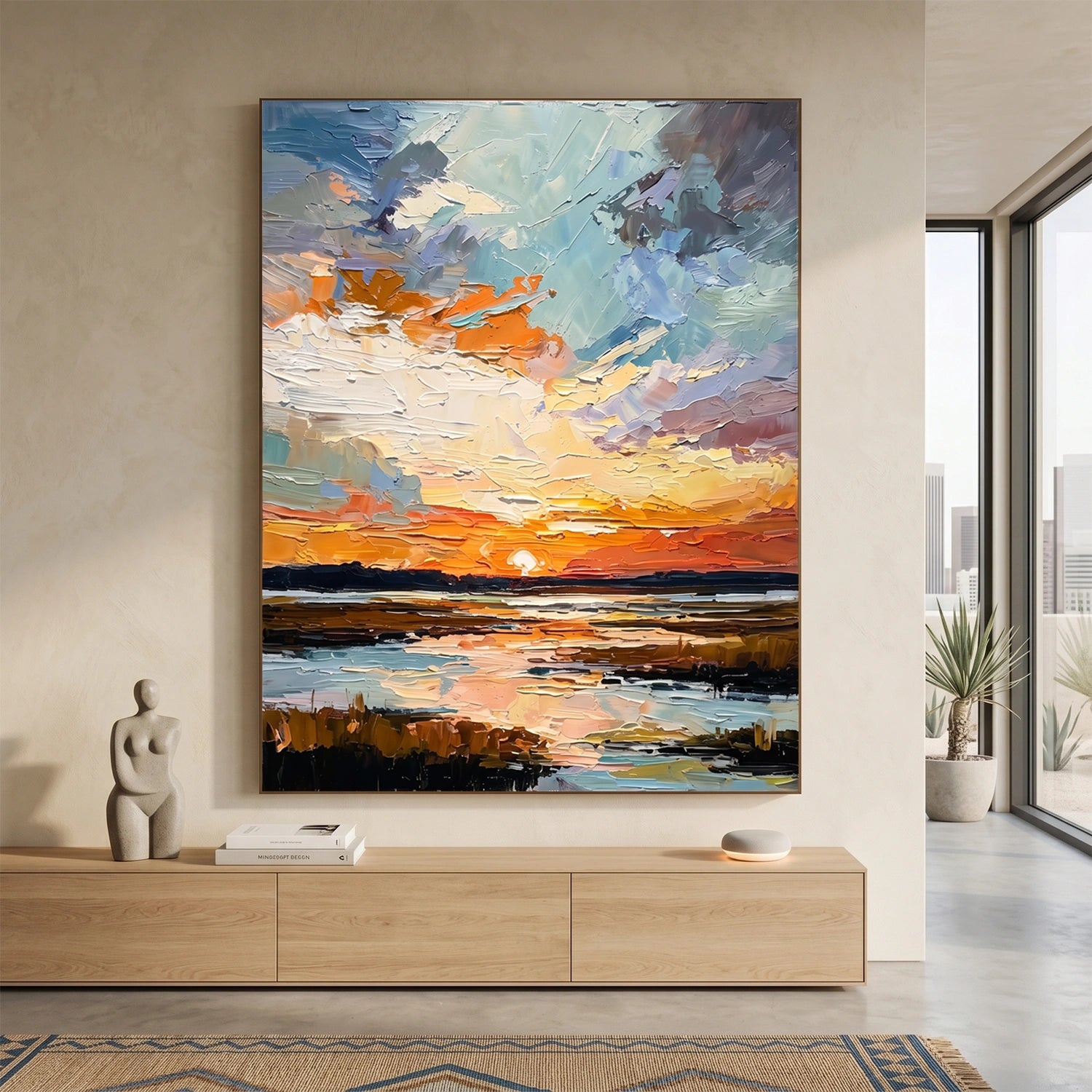 Sea & Sky Abstract Wall Art #MS299