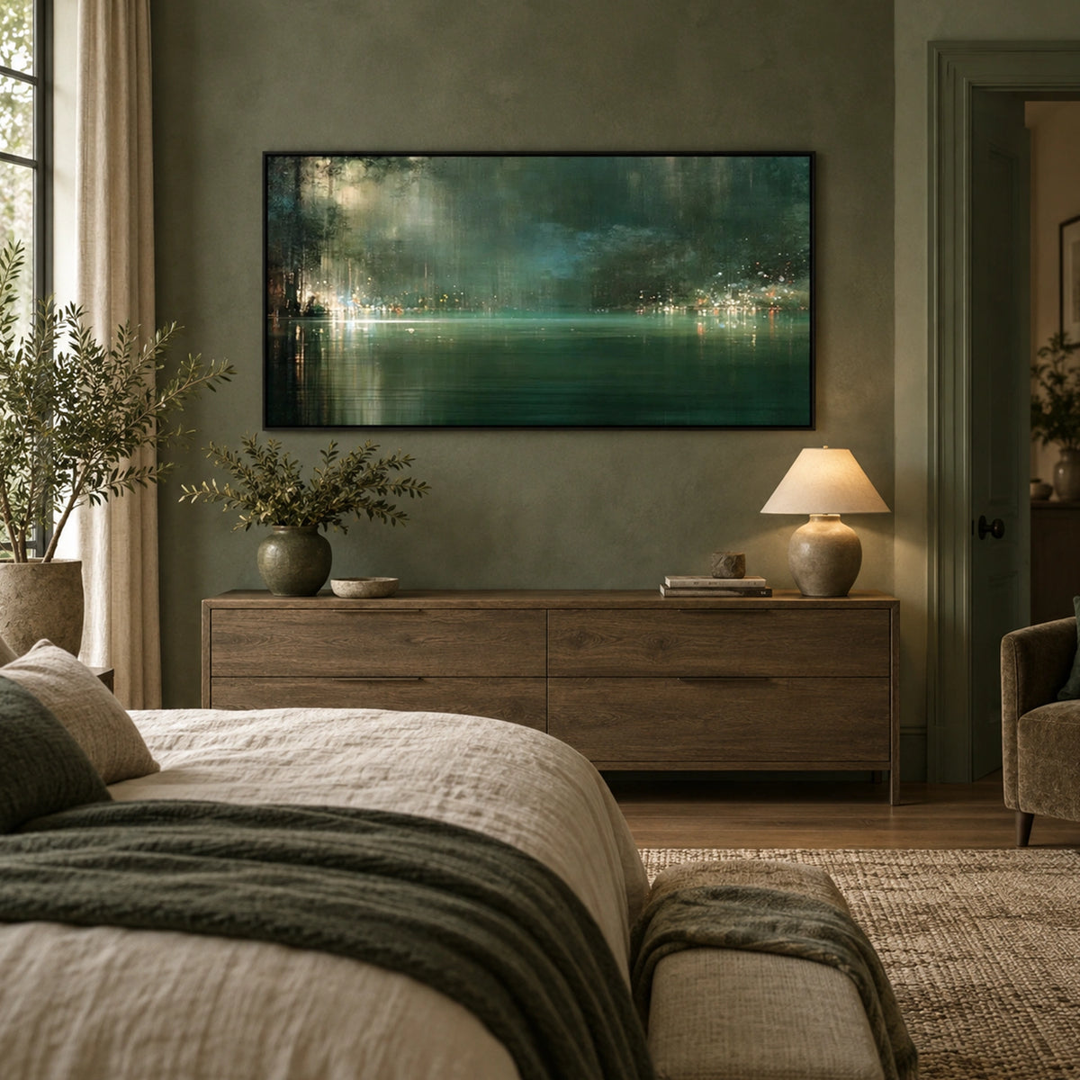 Sea & Sky Abstract Wall Art #MS367