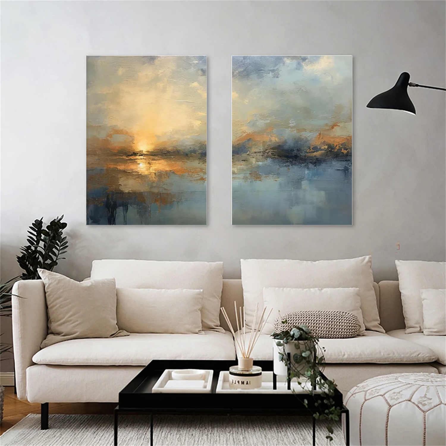 Abstract Tranquility Set of 2 #WS418