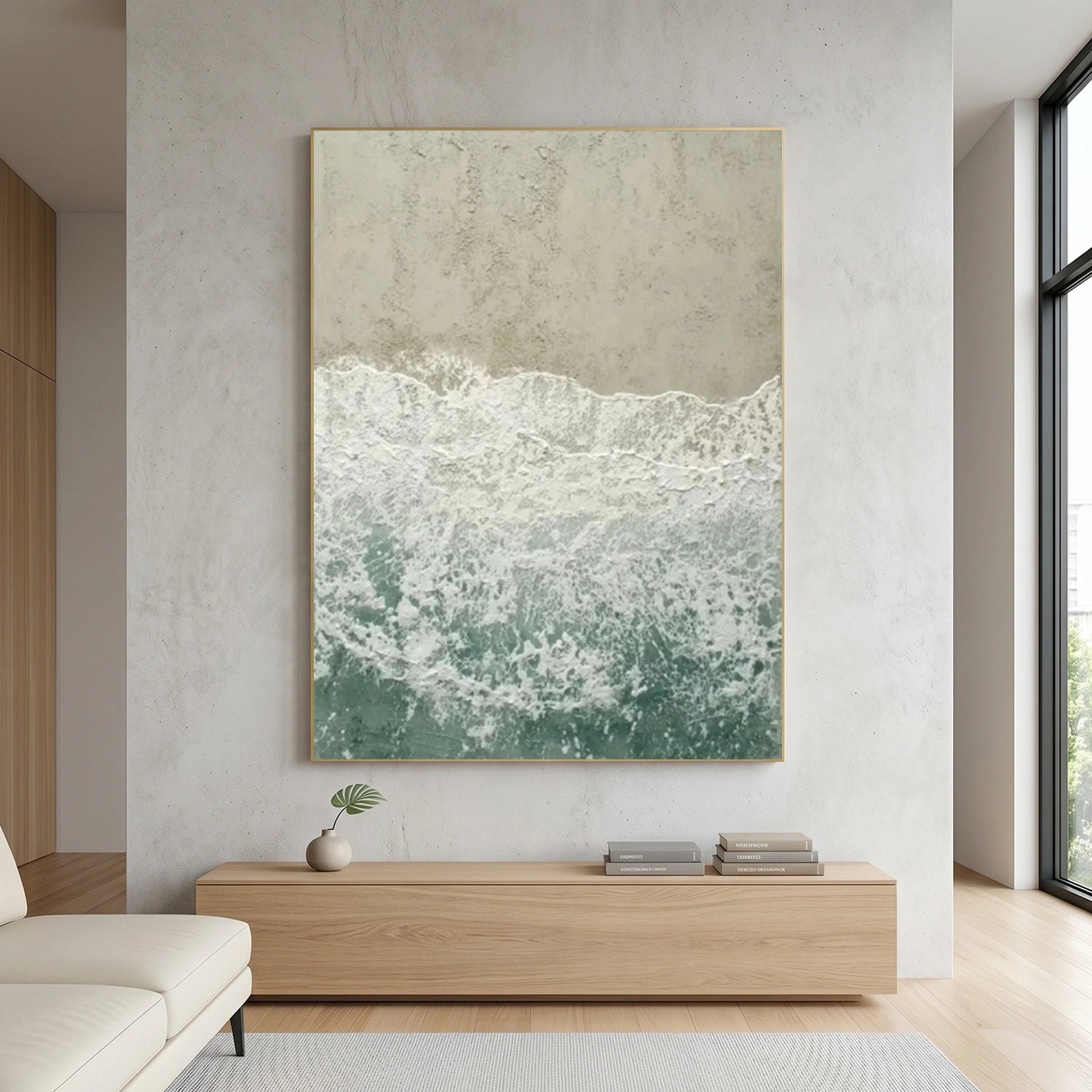 Sea & Sky Abstract Wall Art #MS319