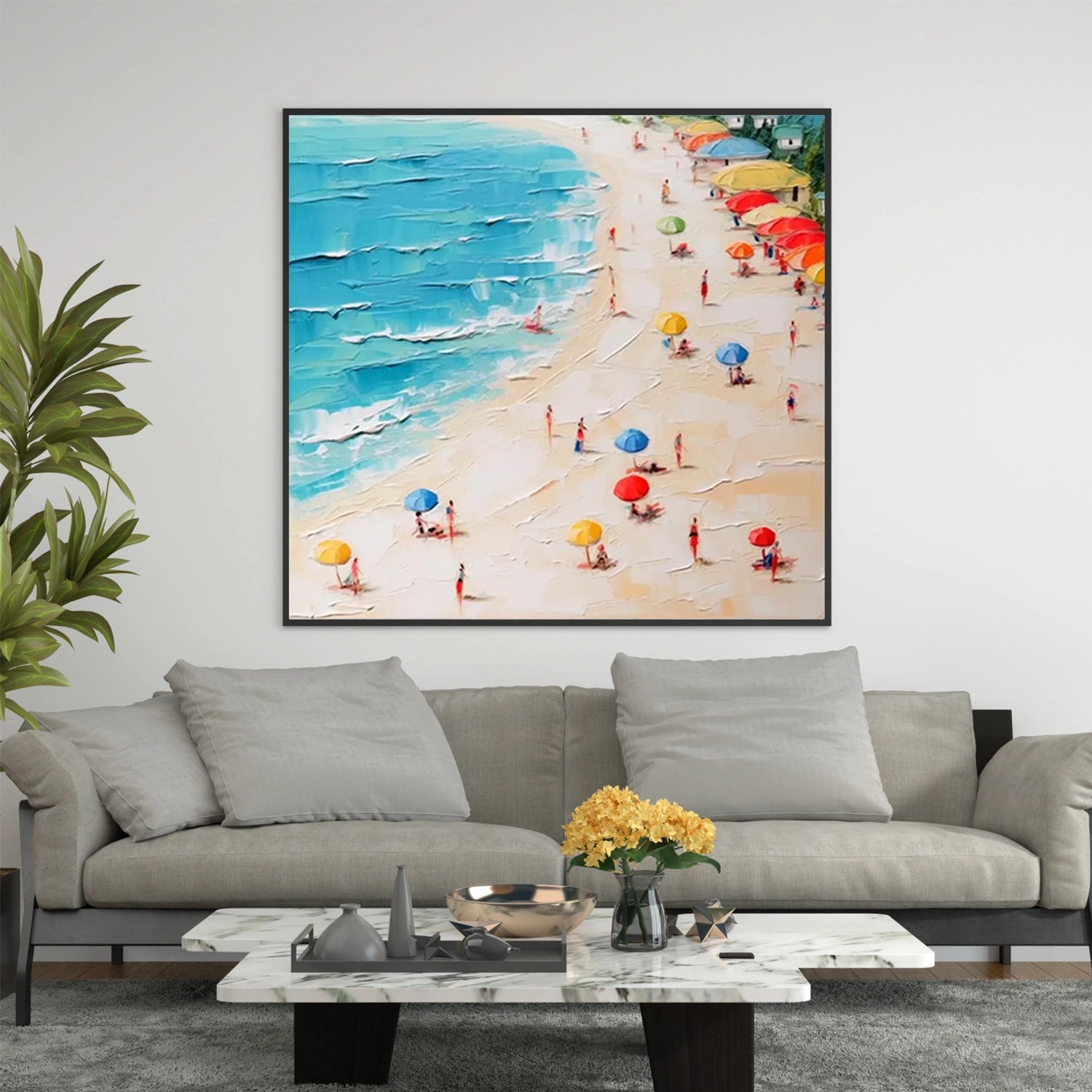 Swimming Sport Textured Wall Art #SA028
