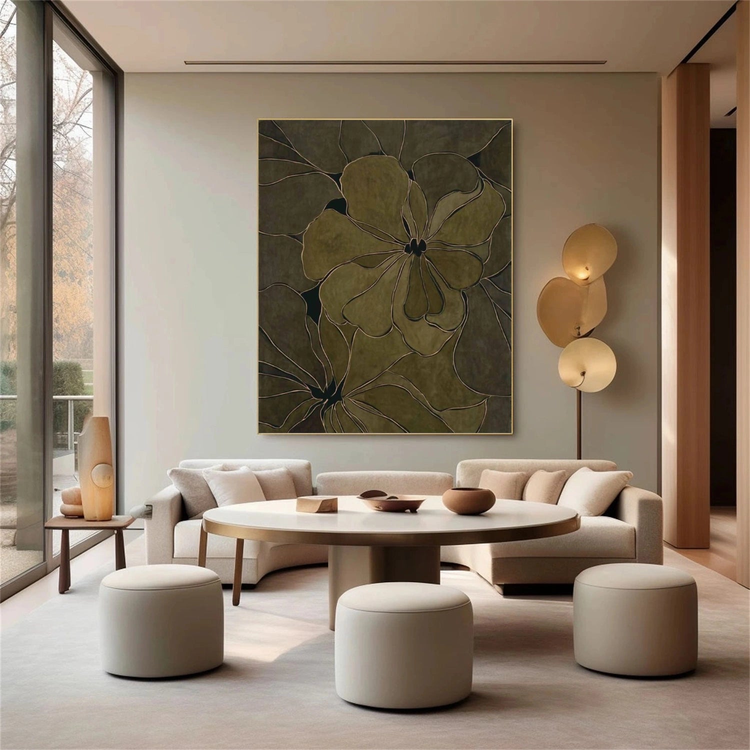 Flower & Tree Abstract Wall Art #ML198