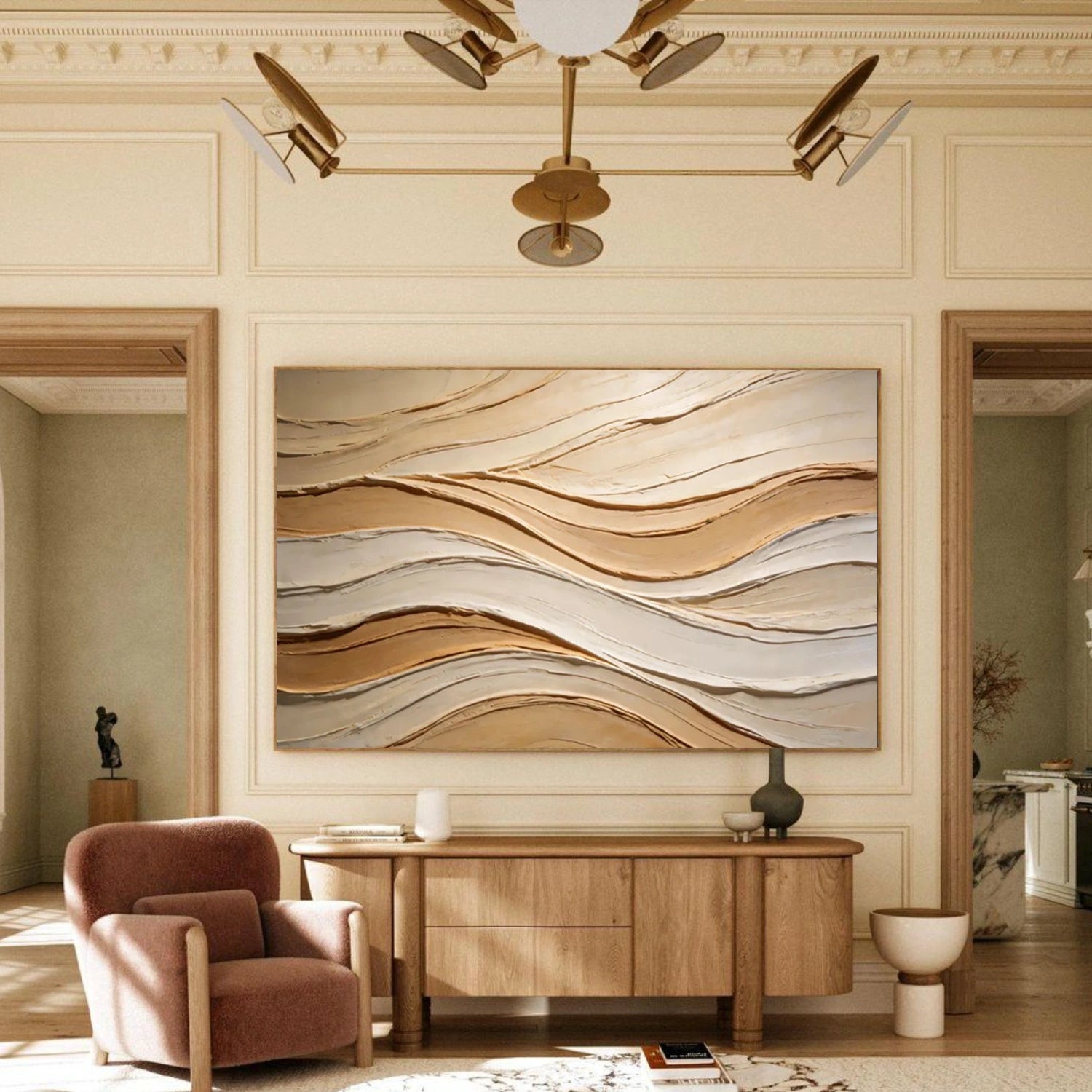 Minimalist Textured Canvas Art #MM371