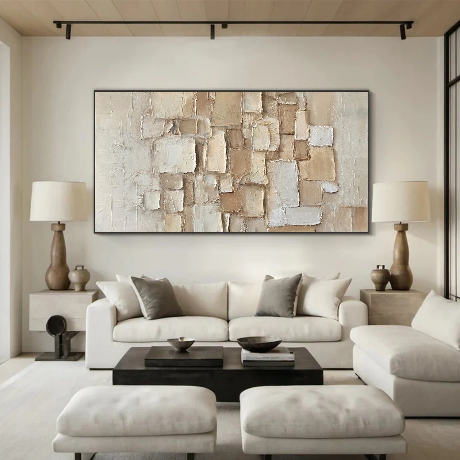 Abstract Textured Canvas Art #WS820