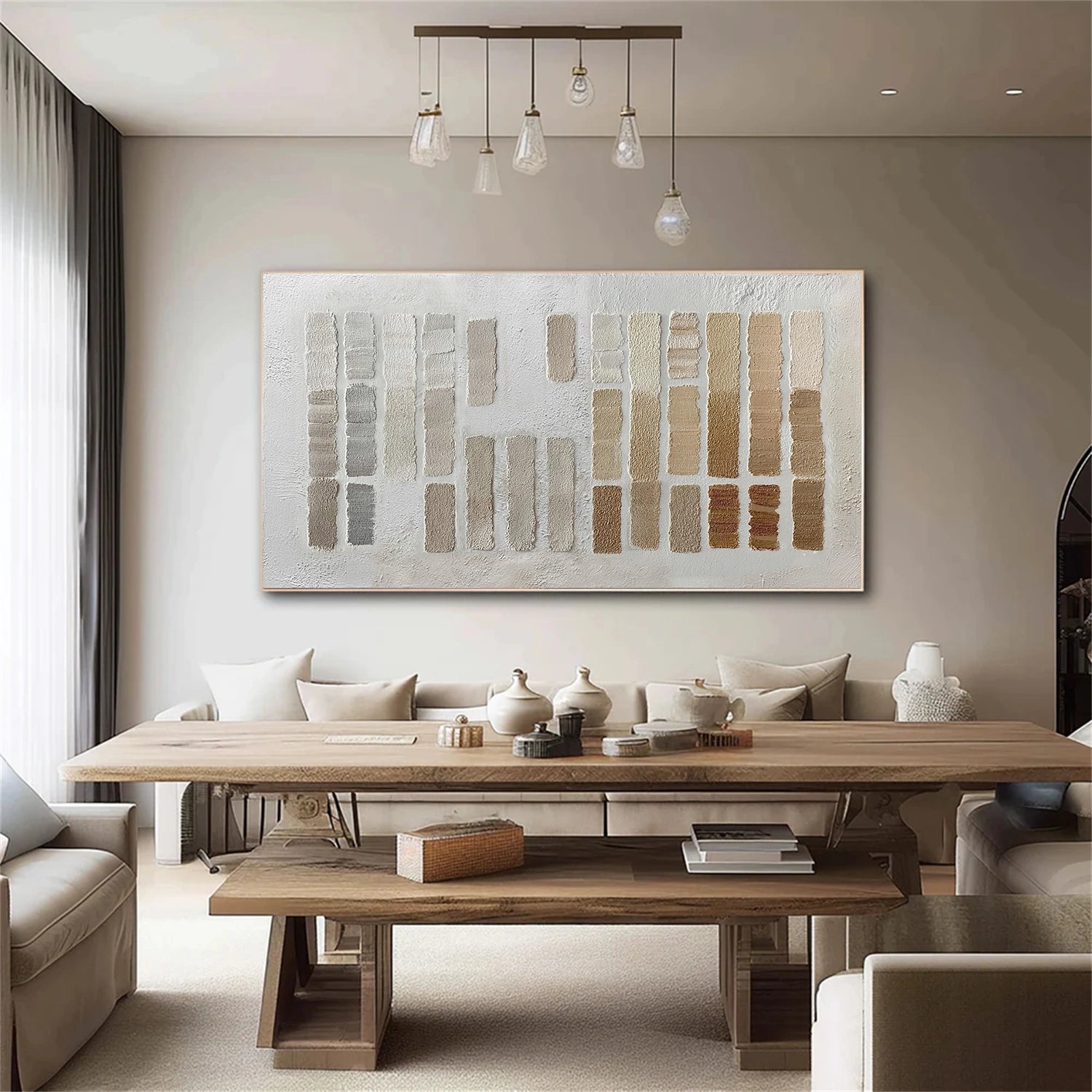 Wabi Sabi Textured Canvas Art #WS929