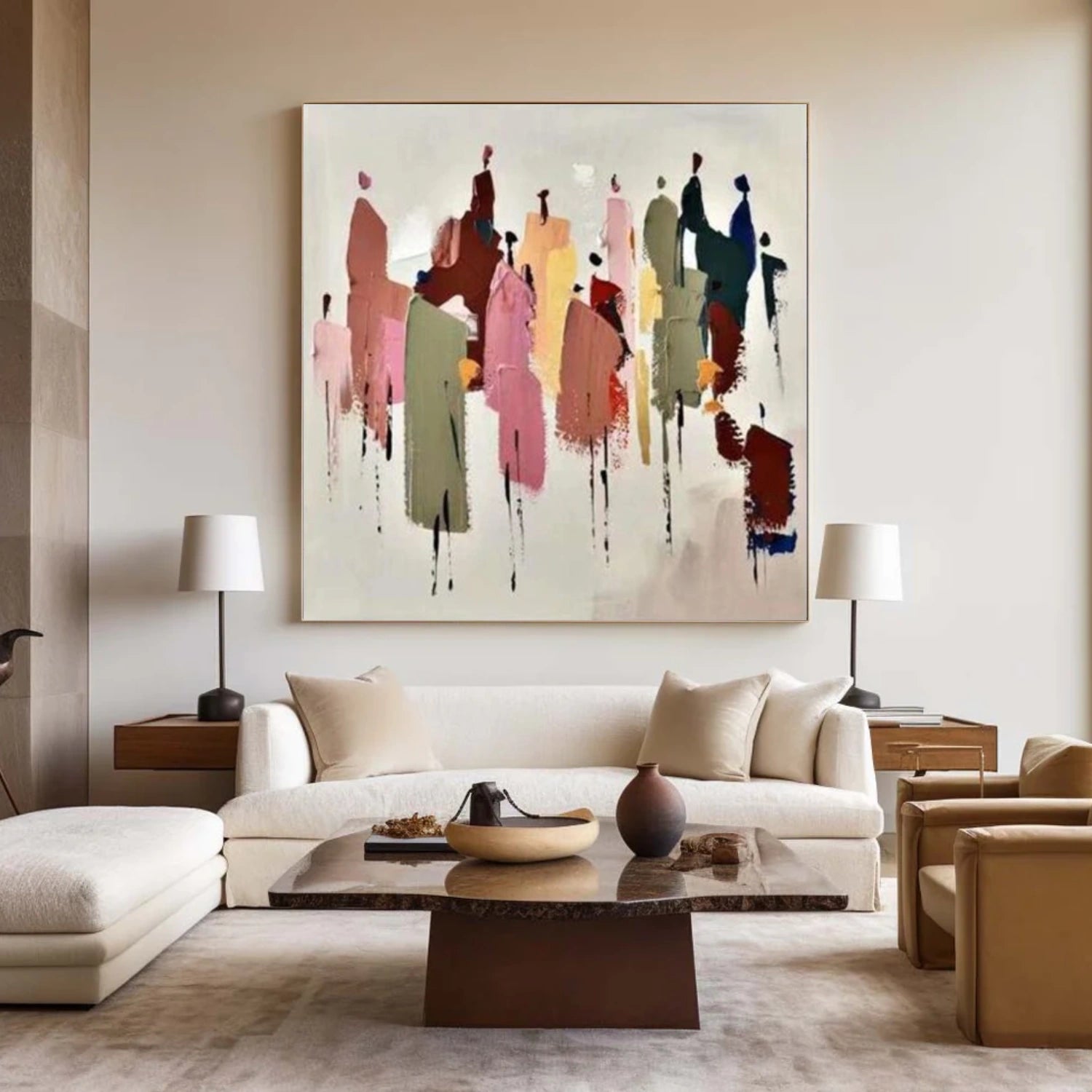 Abstract Portrait Wall Art #AP083