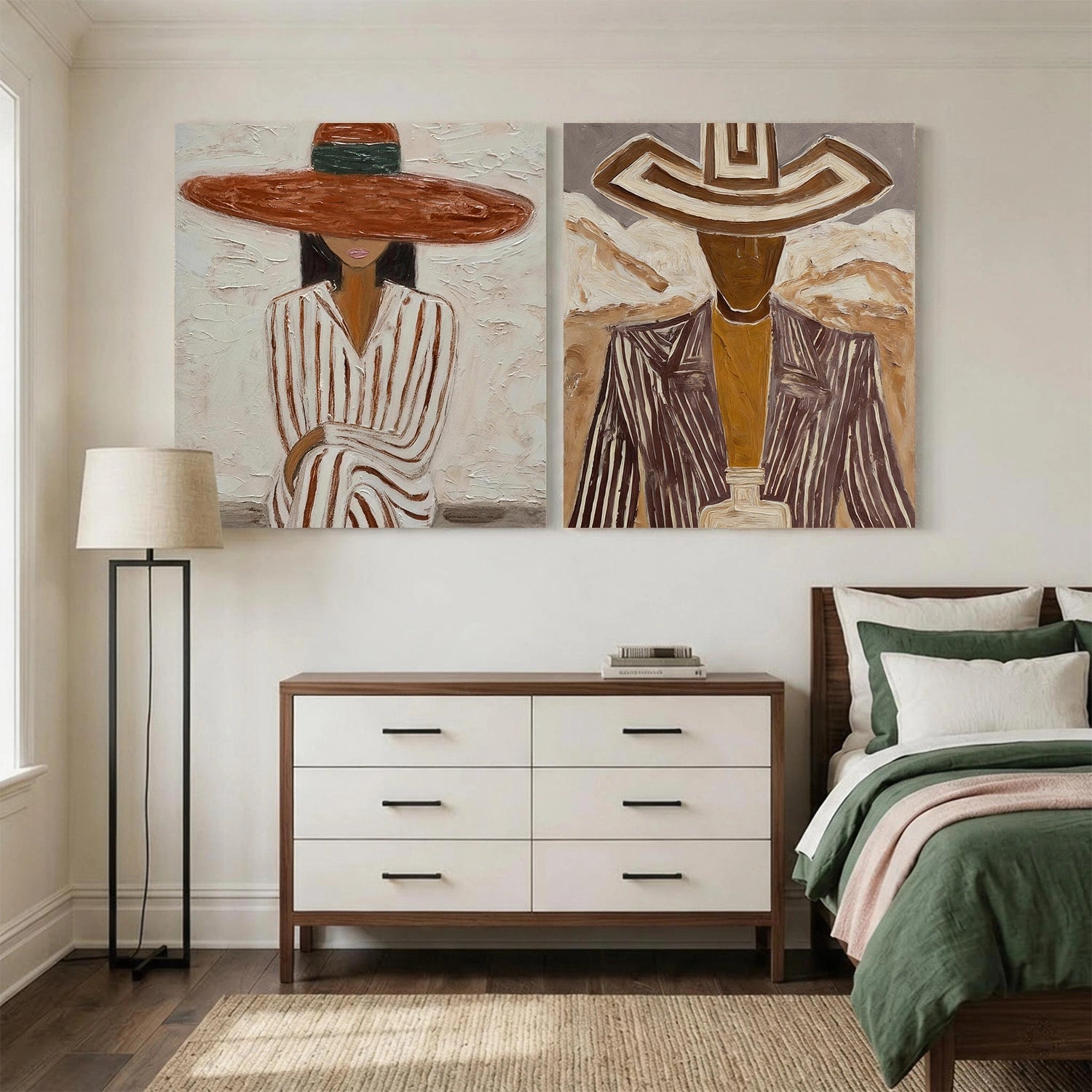 Vintage Americana Art Set of 2 #VA027