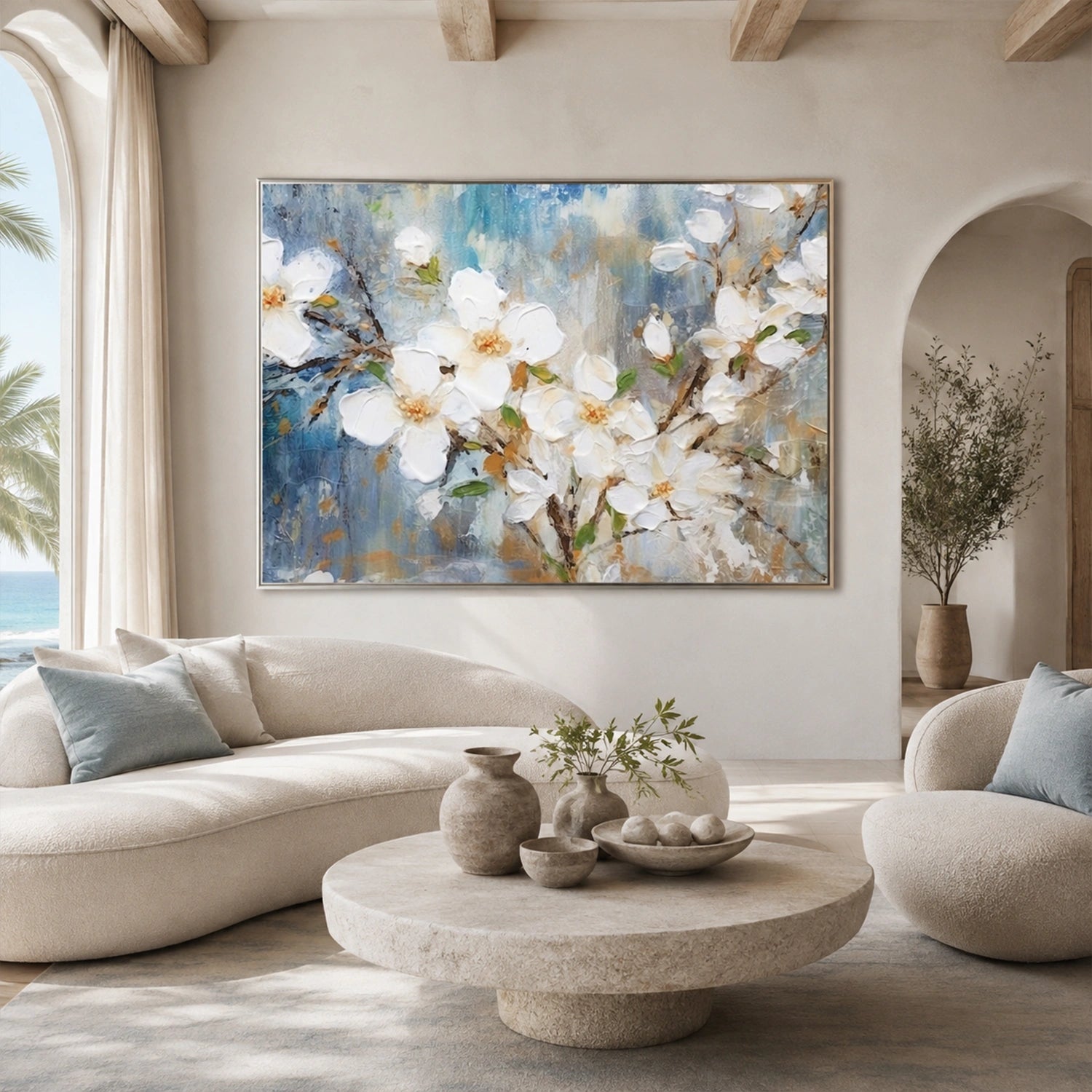 Flower & Tree Abstract Wall Art #ML277