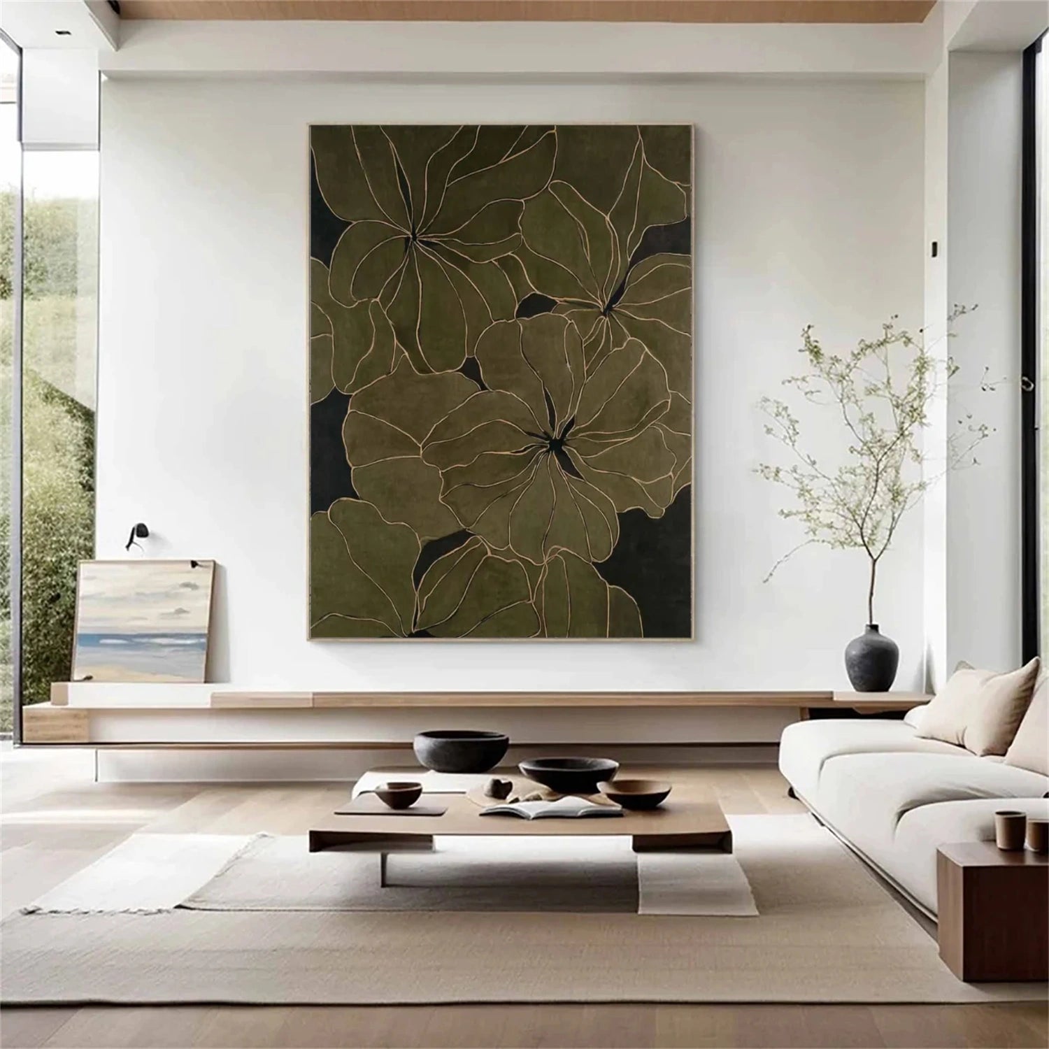 Flower & Tree Abstract Wall Art #ML197