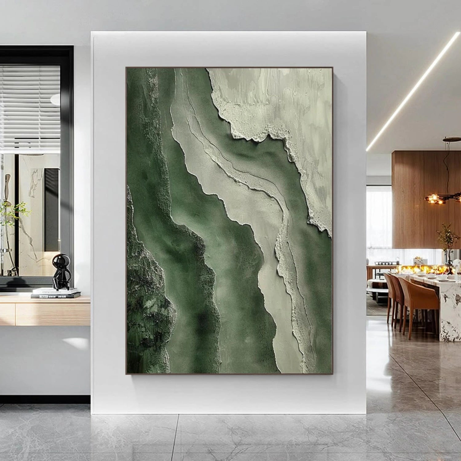 Sea & Sky Abstract Wall Art #MS195