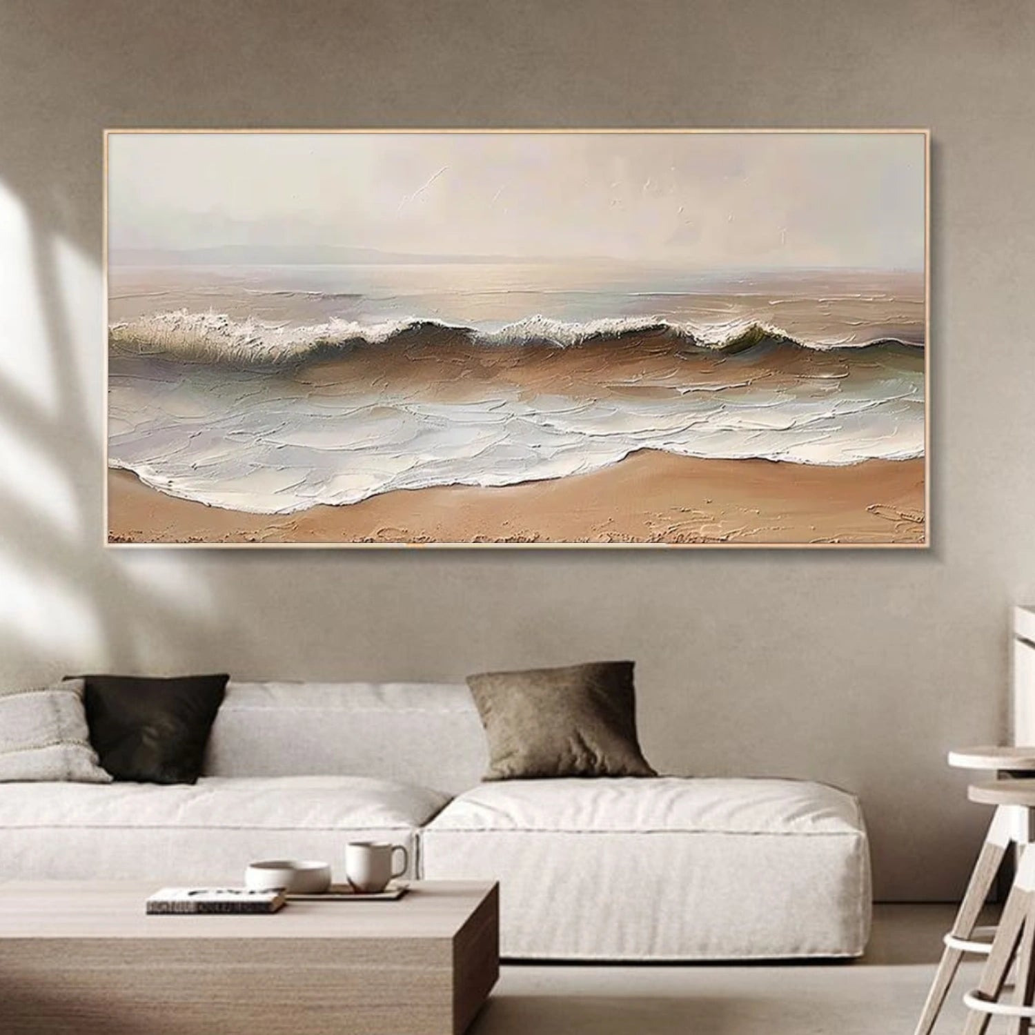 Sea & Sky Abstract Textured Wall Art #MS177