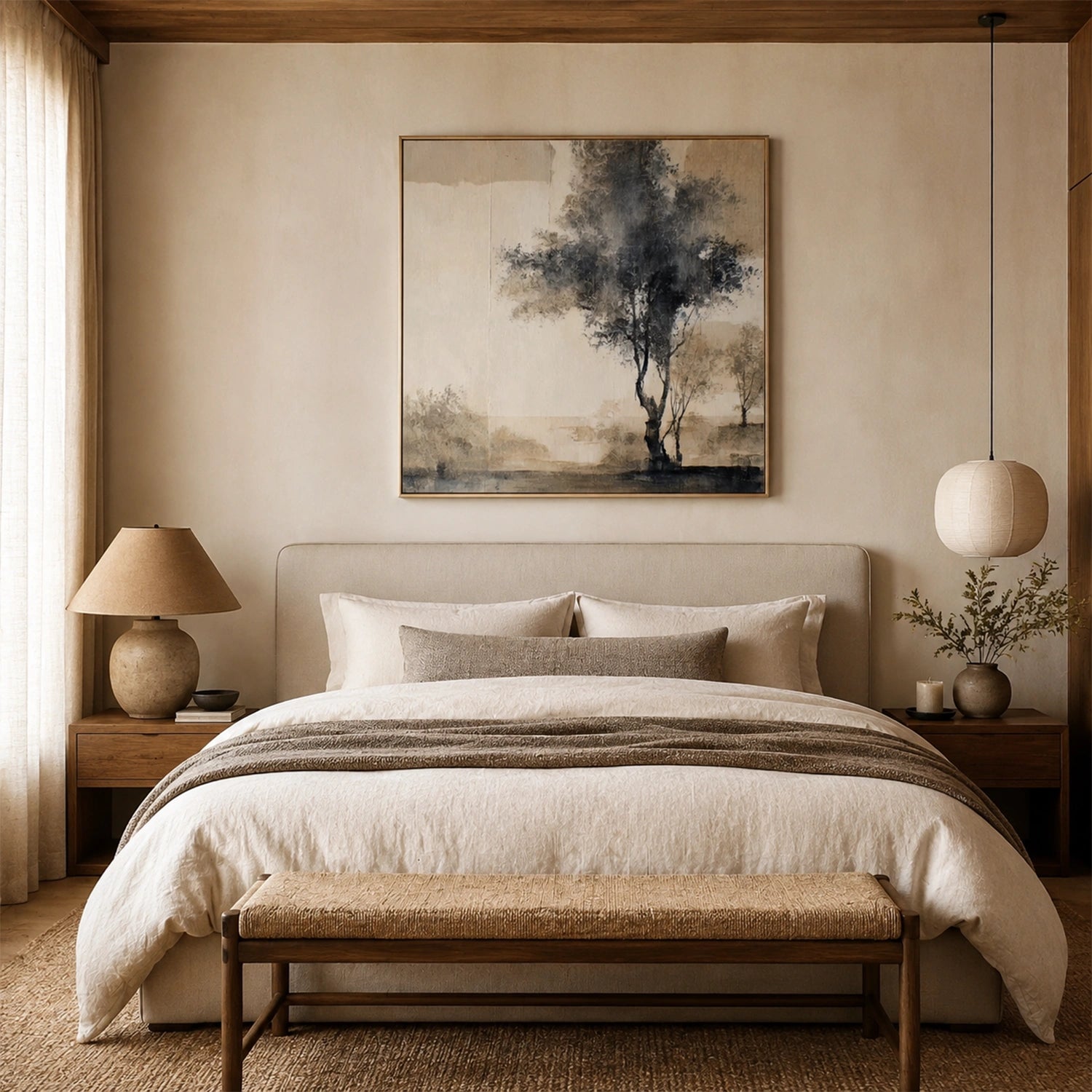 Flower & Tree Abstract Wall Art #ML264