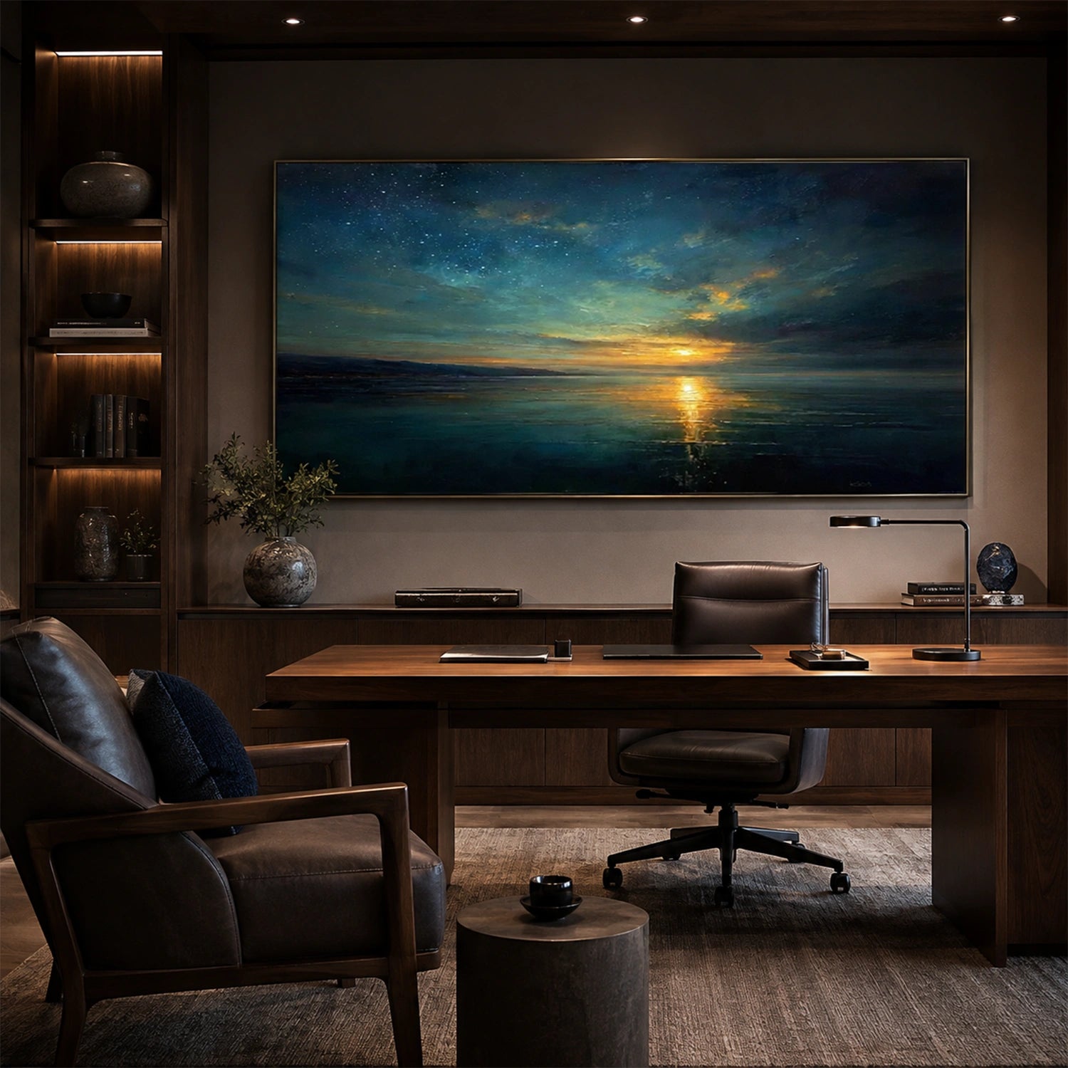 Sea & Sky Abstract Wall Art #MS352
